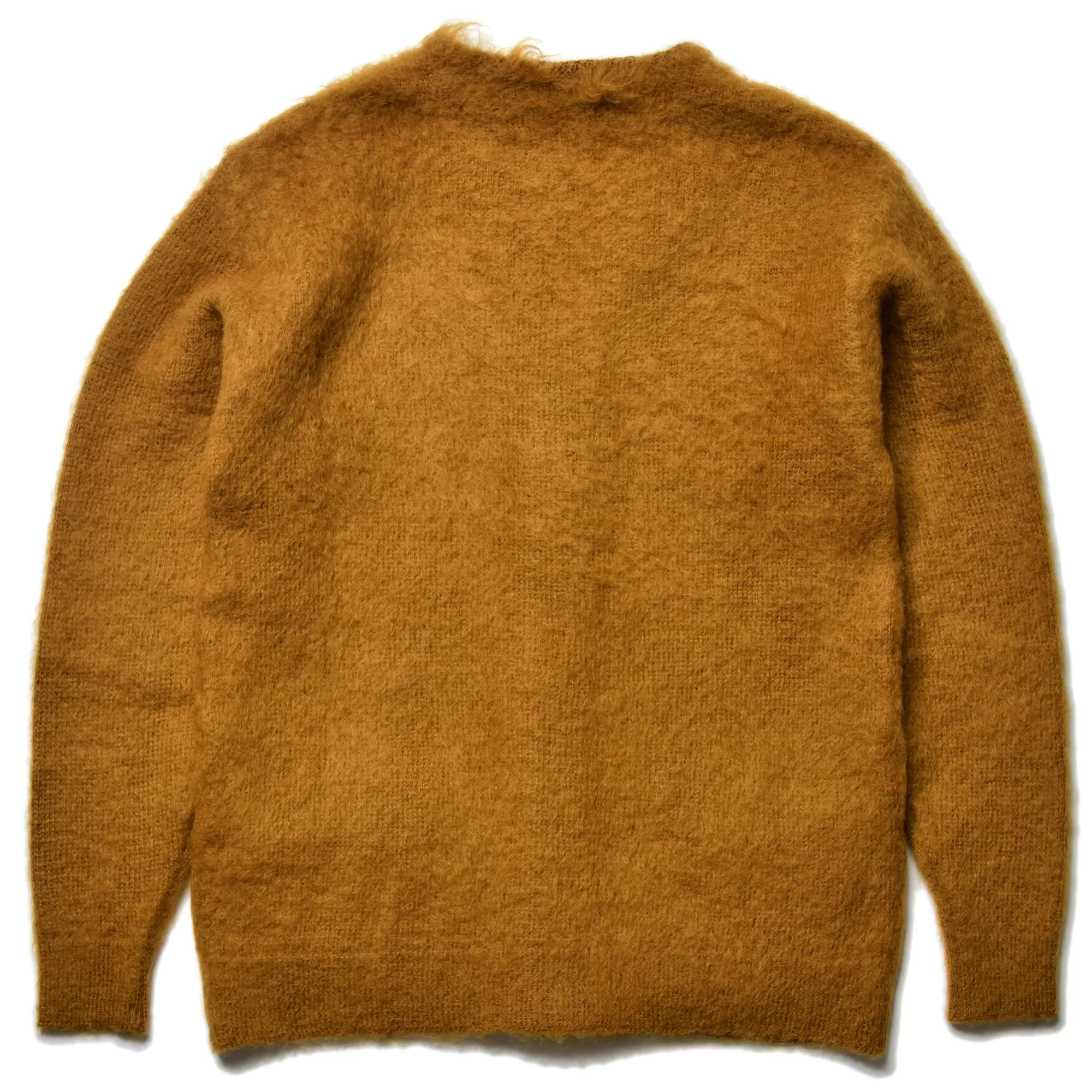 The Real McCoy's Knitwear^Jm Mohair Cardigan 061 MUSTARD