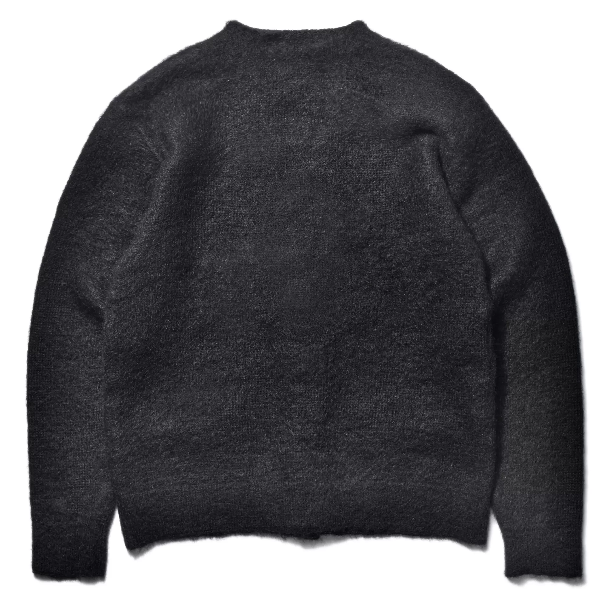 The Real McCoy's Knitwear^Jm Mohair Cardigan Black