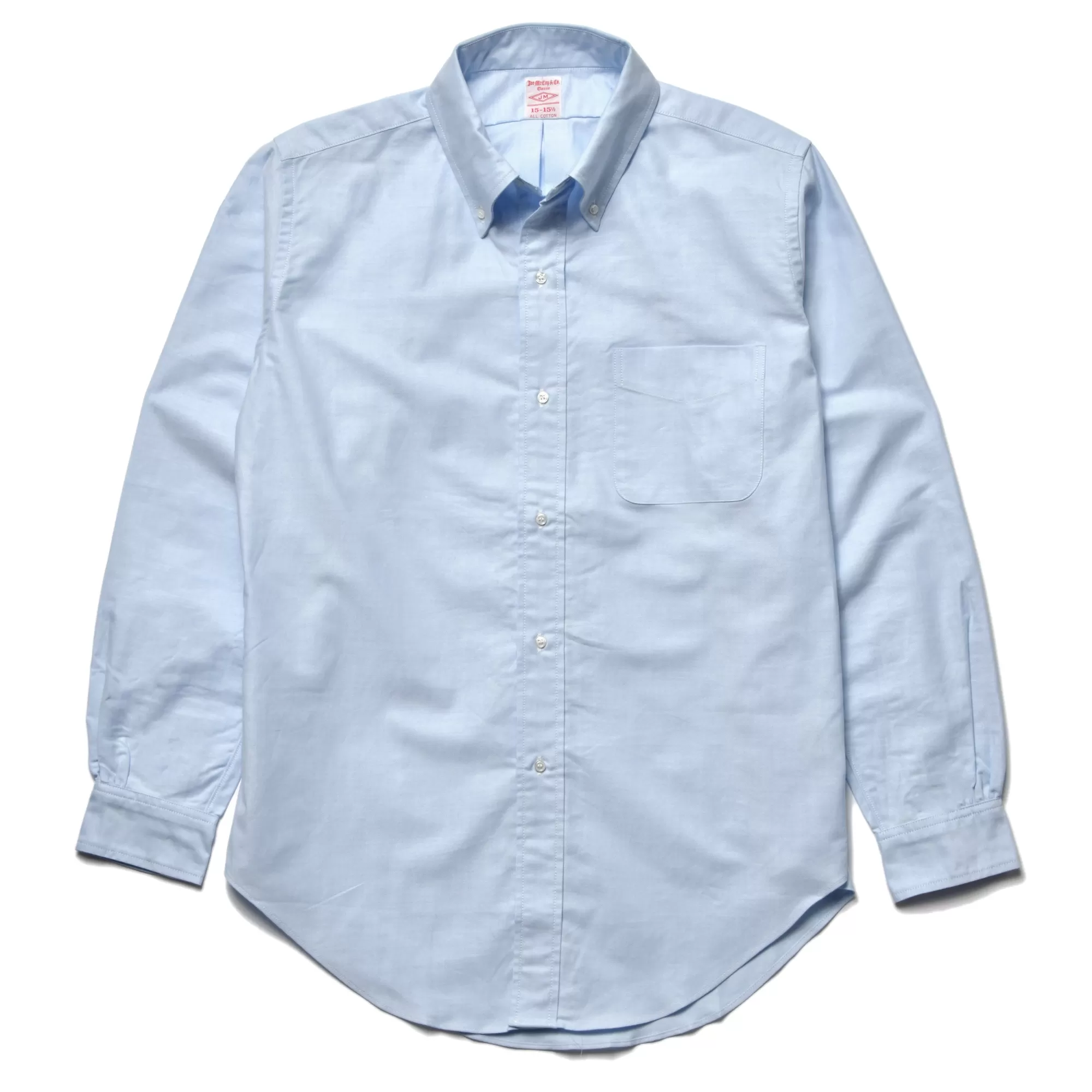 The Real McCoy's Shirts^Joe Mccoy Button Down Shirt 123 Light Blue