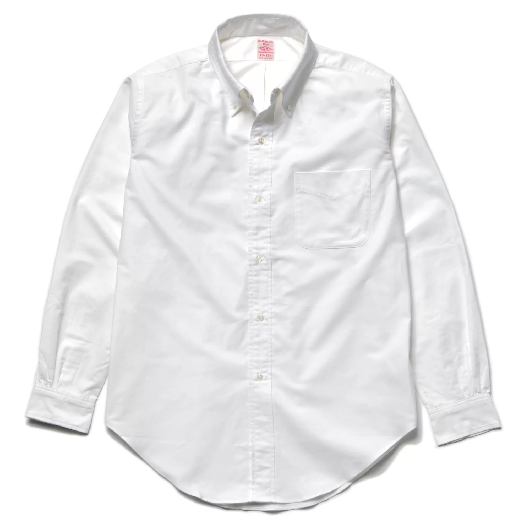 The Real McCoy's Shirts^Joe Mccoy Button Down Shirt 10 White