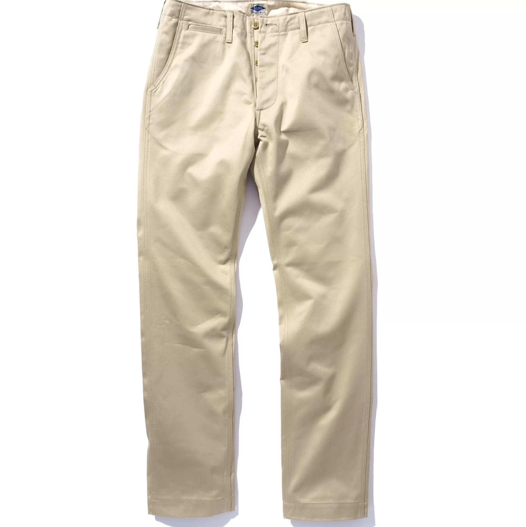 The Real McCoy's Pants^Joe Mccoy Chino Trousers 041 Beige