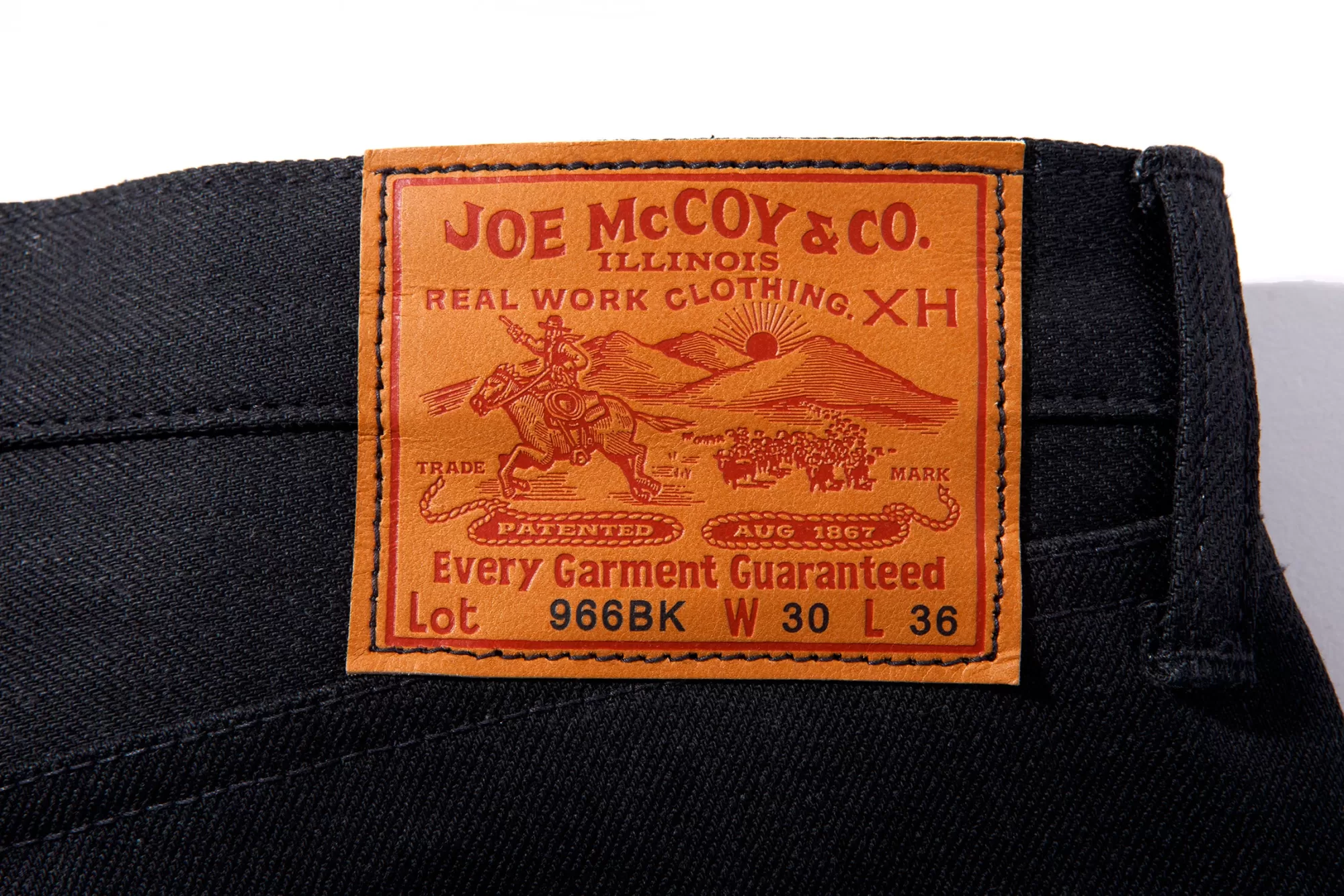 The Real McCoy's Denim^Joe Mccoy Lot.966Bk Denim 030 Black