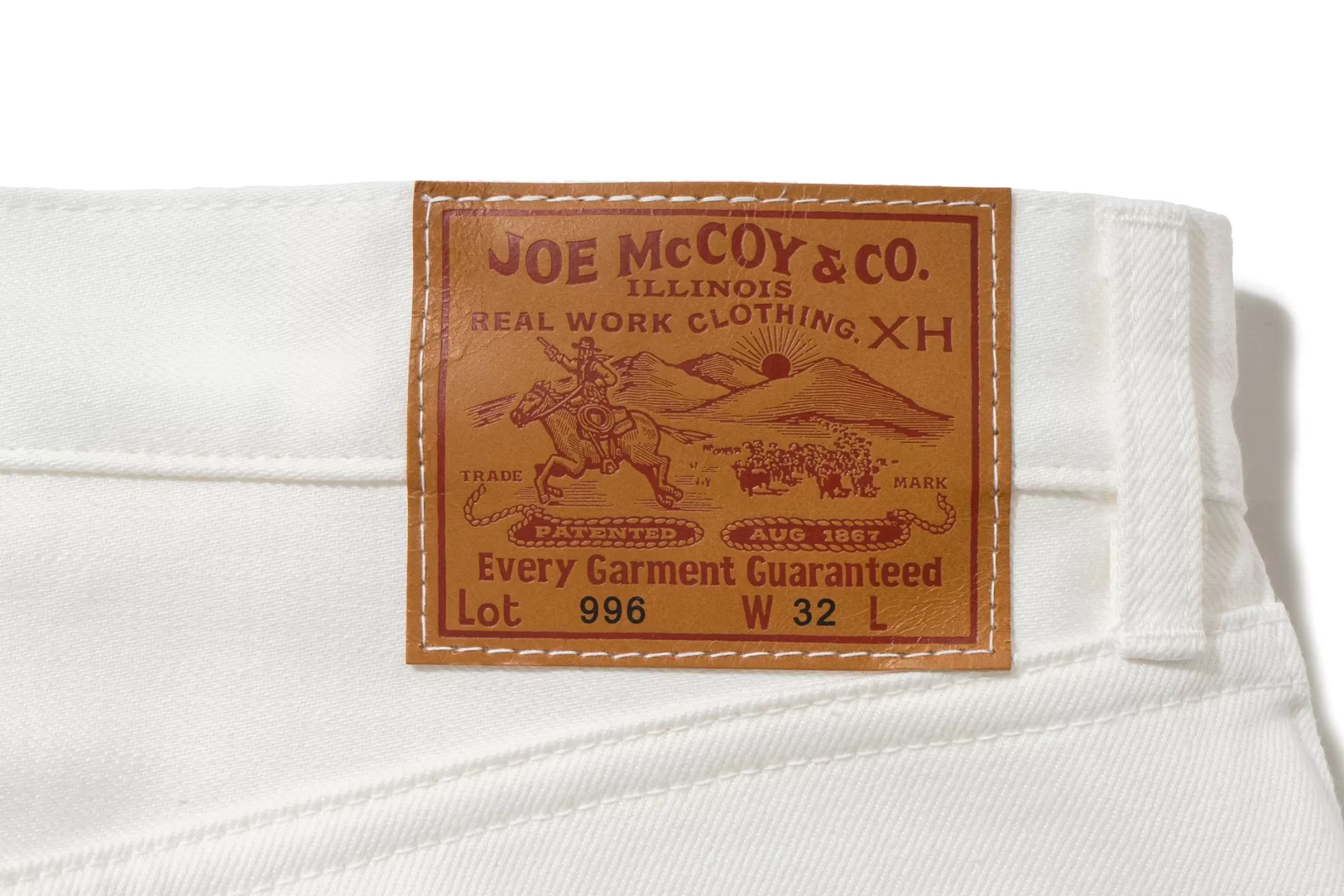 The Real McCoy's Denim^Joe Mccoy Lot.996 ( ) White