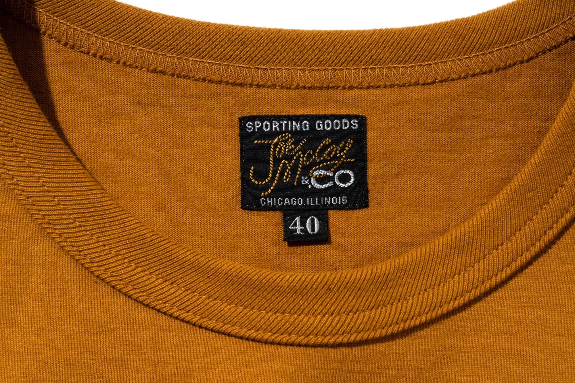 The Real McCoy's Print T-Shirts^Joe Mccoy Tee/Waite 061 Mustard