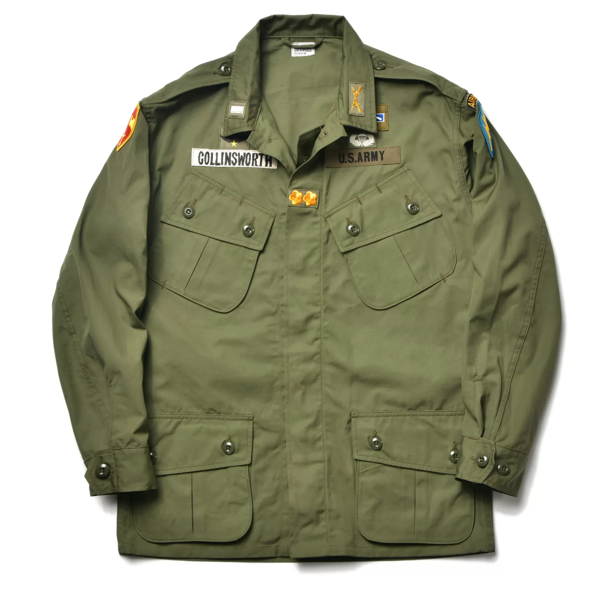 The Real McCoy's Military^Jungle Fatigue Jacket/Collinsworth 150 Olive