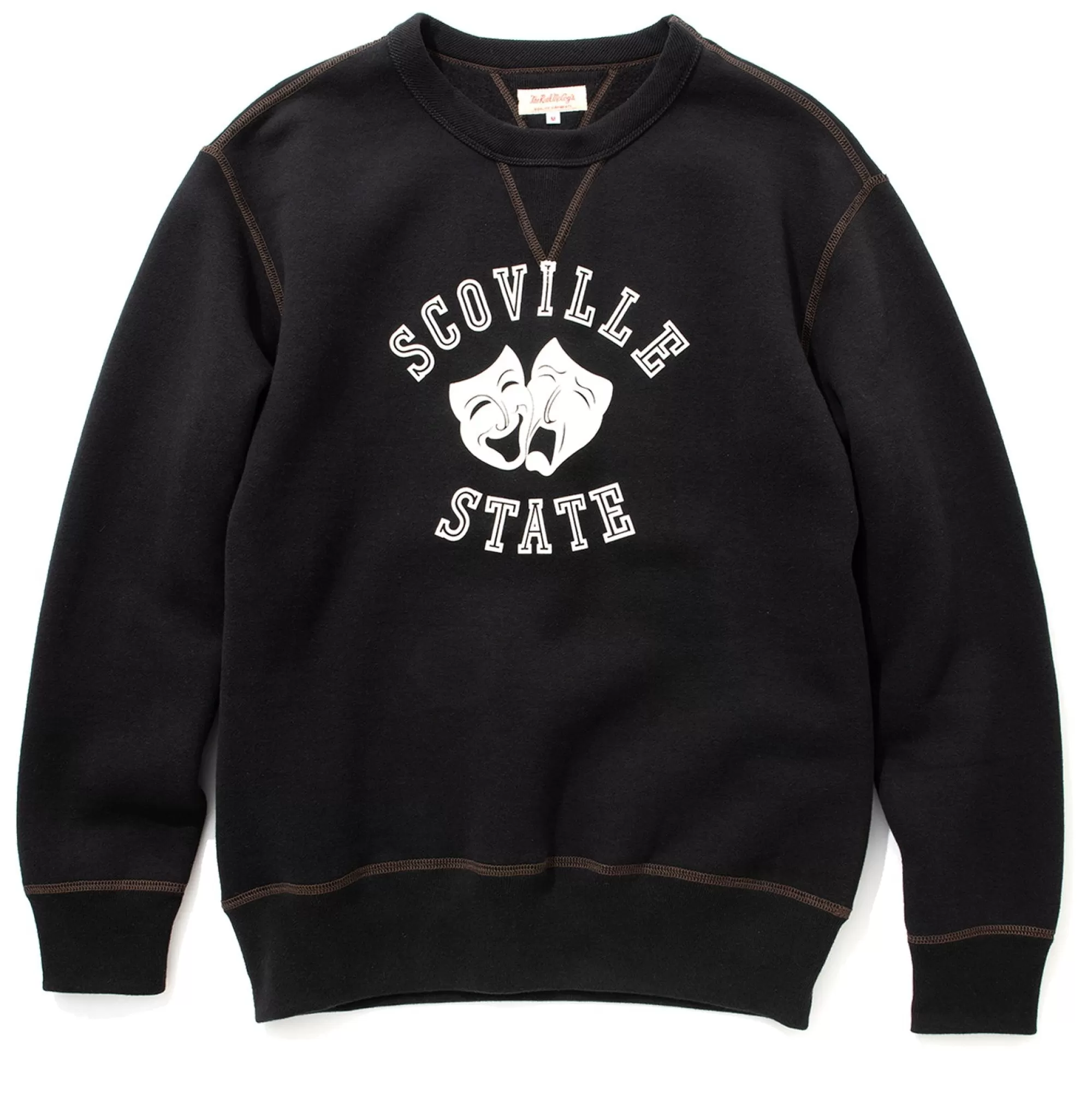 The Real McCoy's Sweatshirts^Loopwheel Sweatshirt/Scoville Black