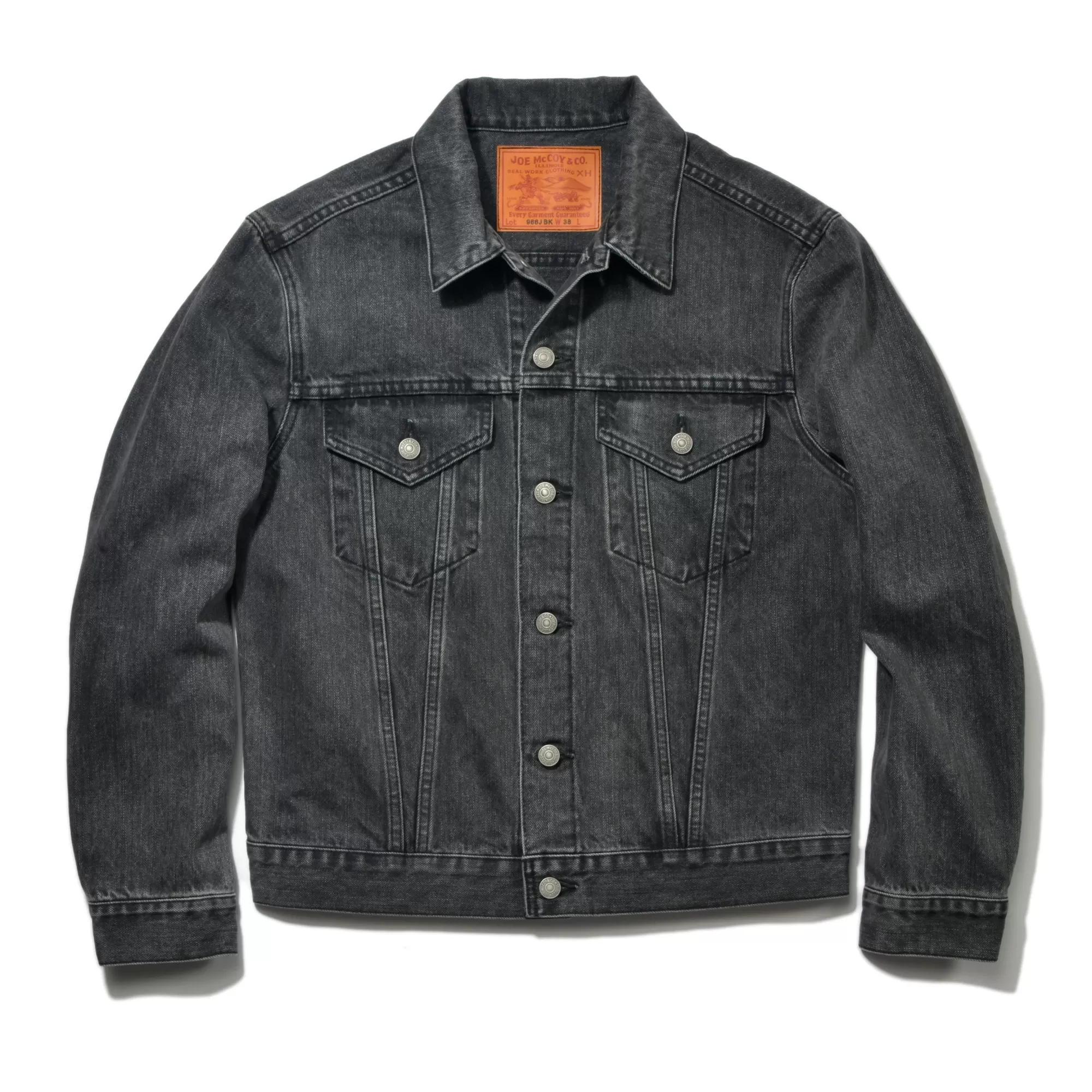 The Real McCoy's Denim^Lot. 966J ( )/Washed Black