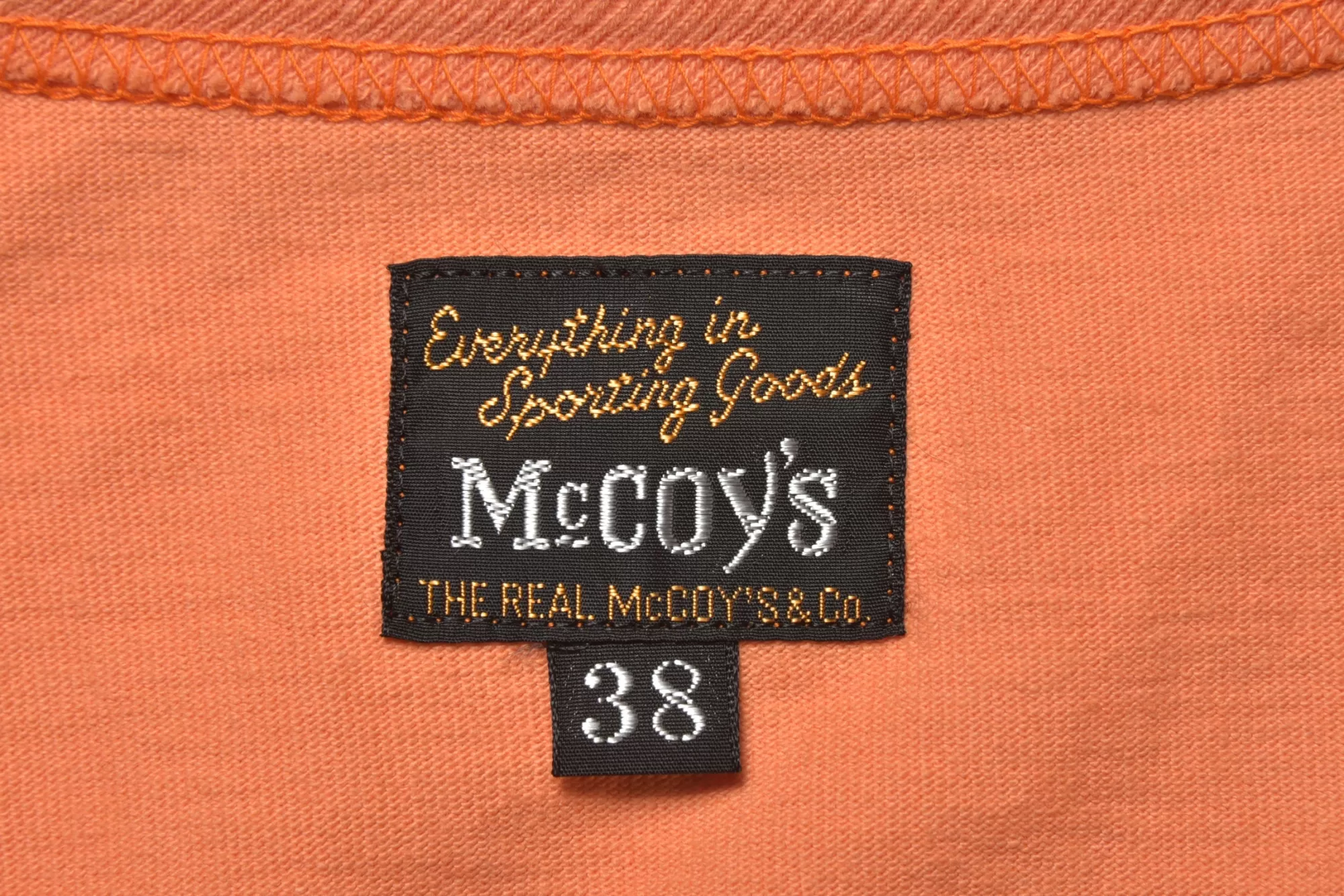 The Real McCoy's Print T-Shirts^Military Tee/Troopers 71 Tangerine