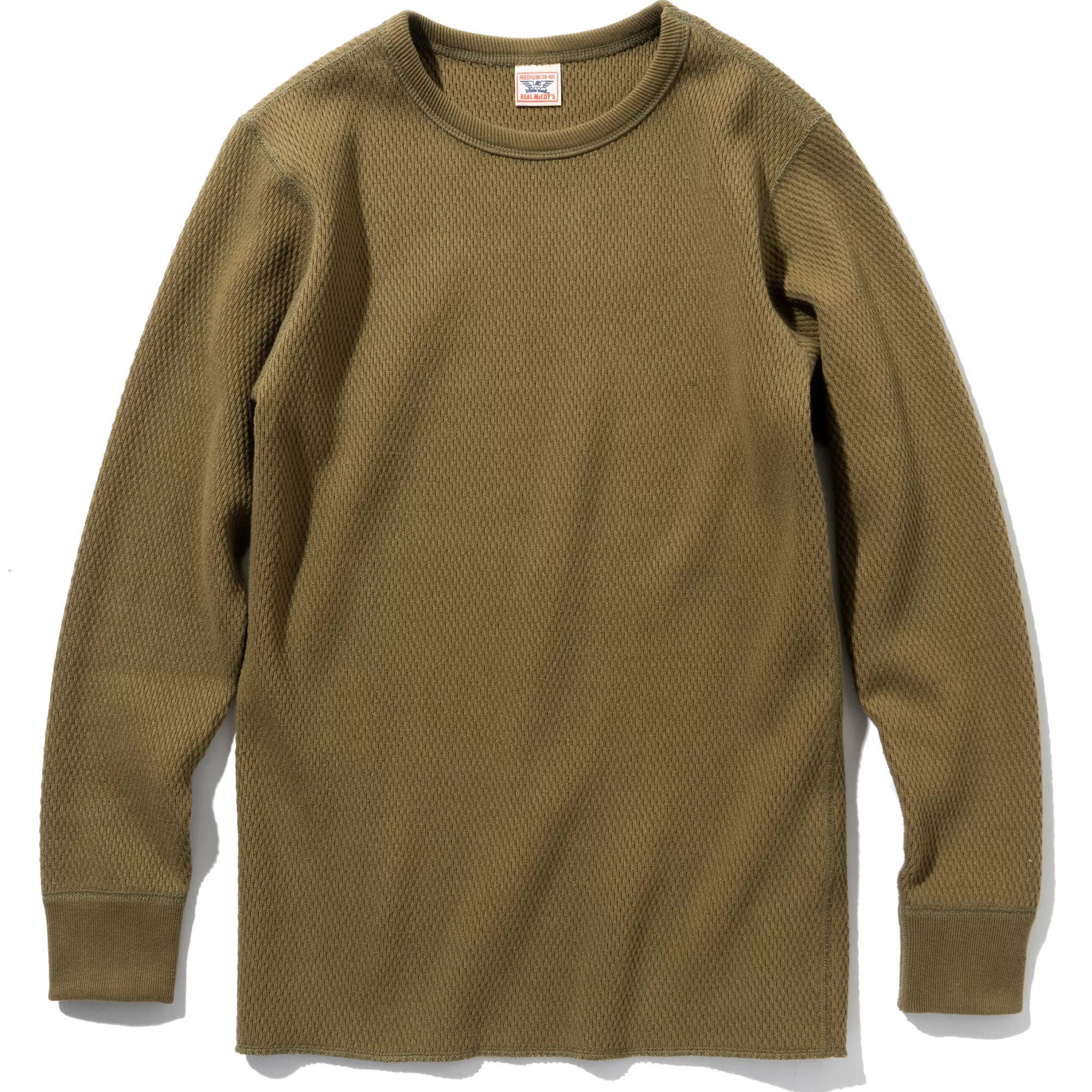 The Real McCoy's Thermal Shirts^Military Thermal Shirt Olive