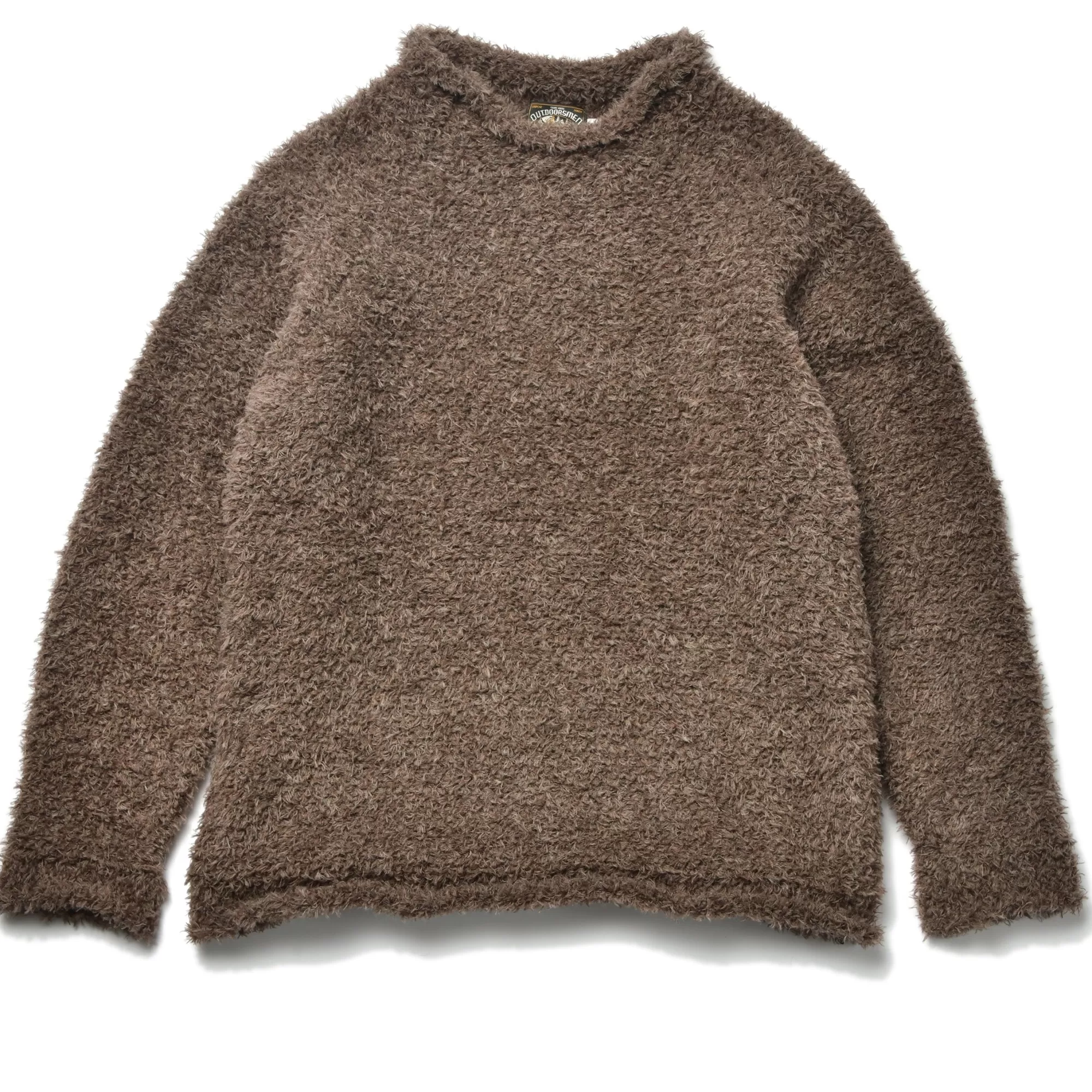 The Real McCoy's Knitwear^Mockneck Mole Sweater 050 BROWN