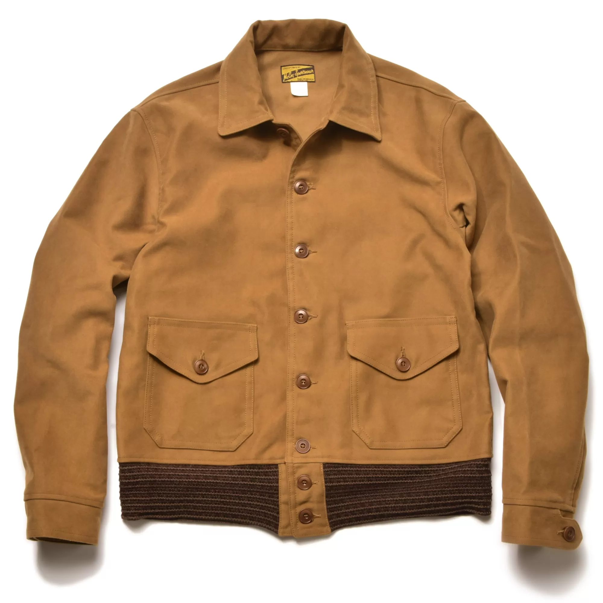 The Real McCoy's Recreation^Moleskin Sports Jacket 050 Brown