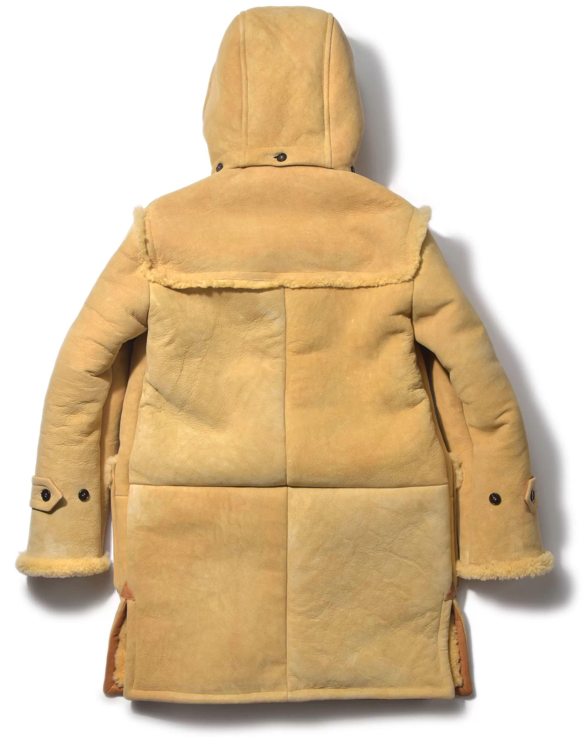 The Real McCoy's Recreation^Mouton Duffle Coat Beige