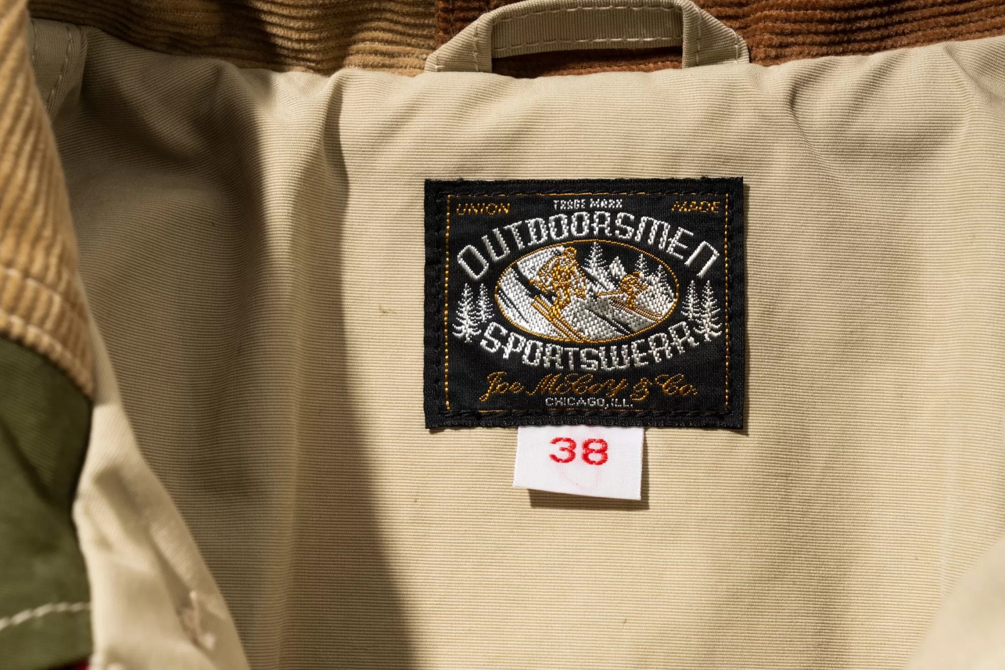The Real McCoy's Recreation^Multicolor Corduroy Hunting Coat Tricolor