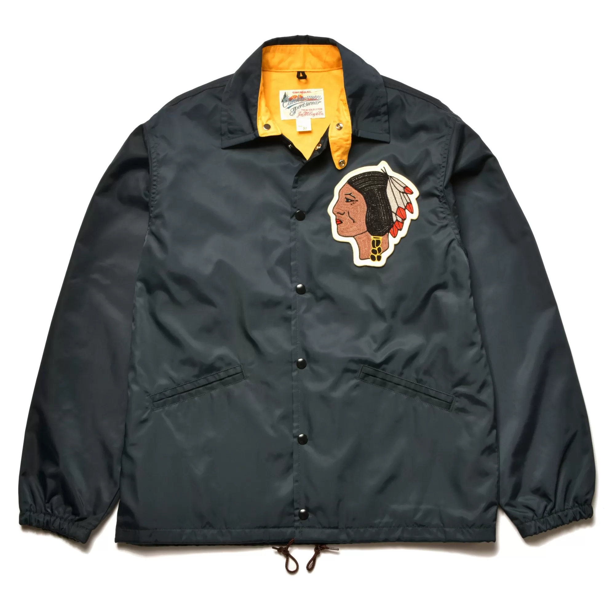 The Real McCoy's Recreation^Nylon Coach Jacket/Indian 140 Navy