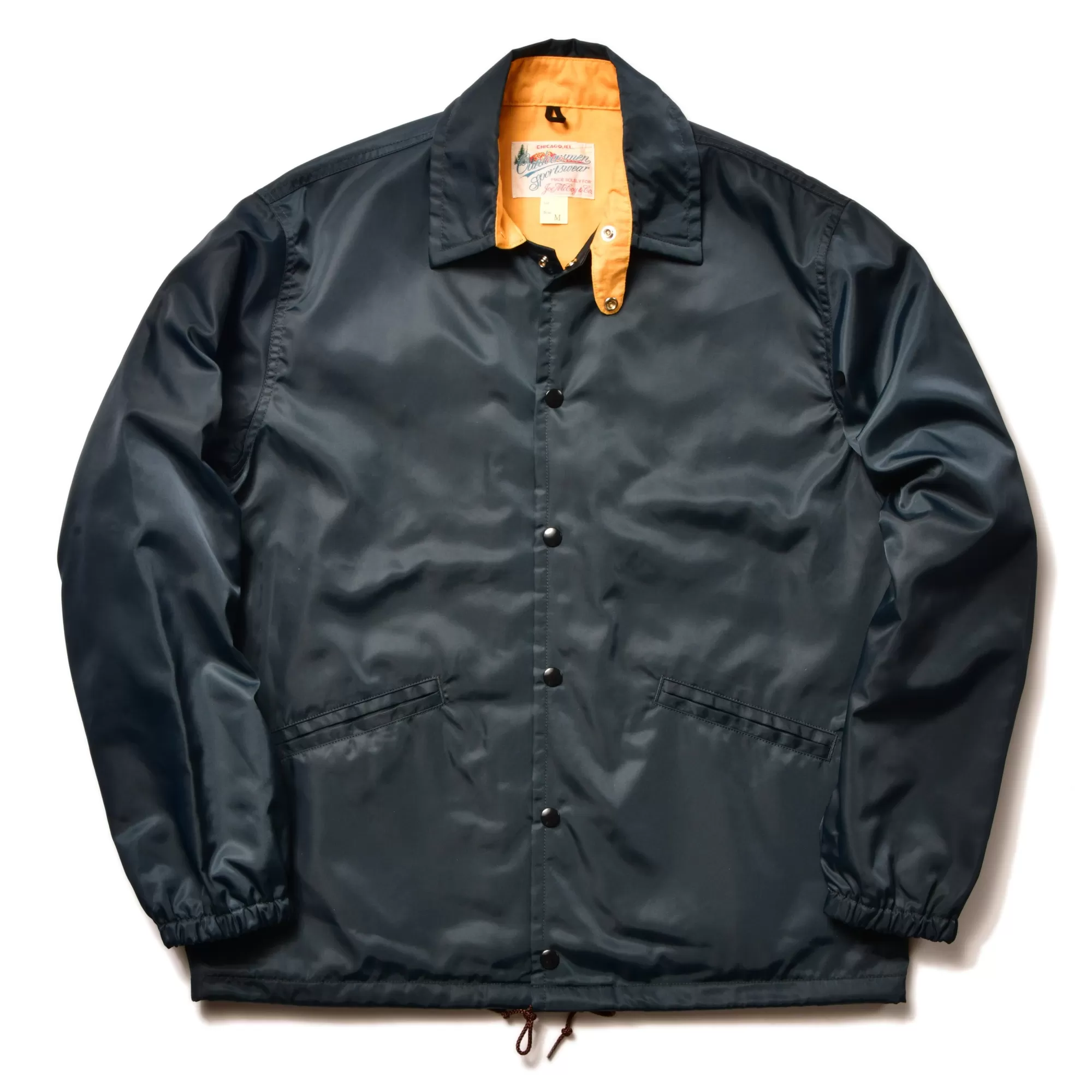 The Real McCoy's Recreation^Nylon Cotton Lined Coach Jacket 140 Navy