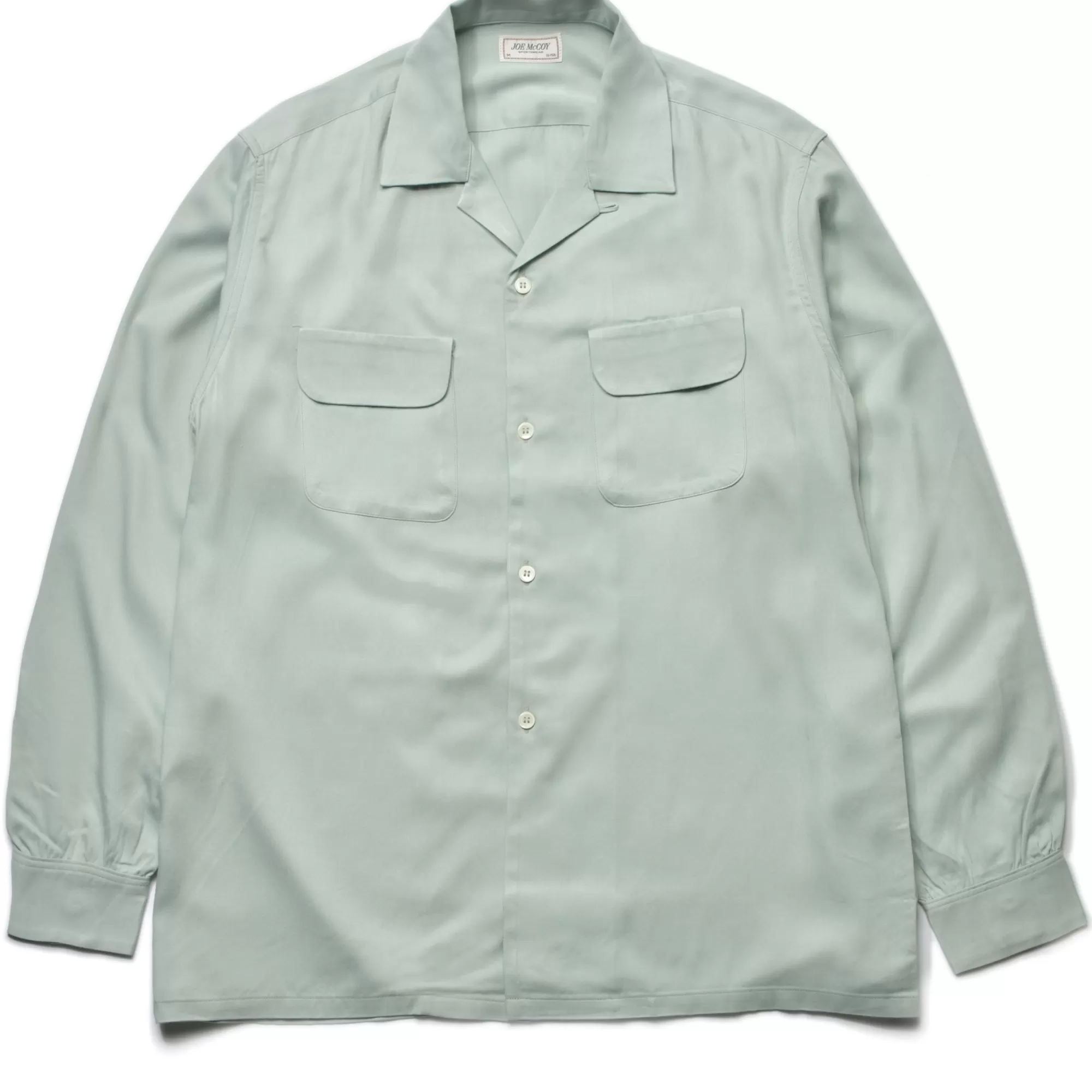 The Real McCoy's Shirts^Open Collar Rayon Shirt (Ss22) 161 MINT