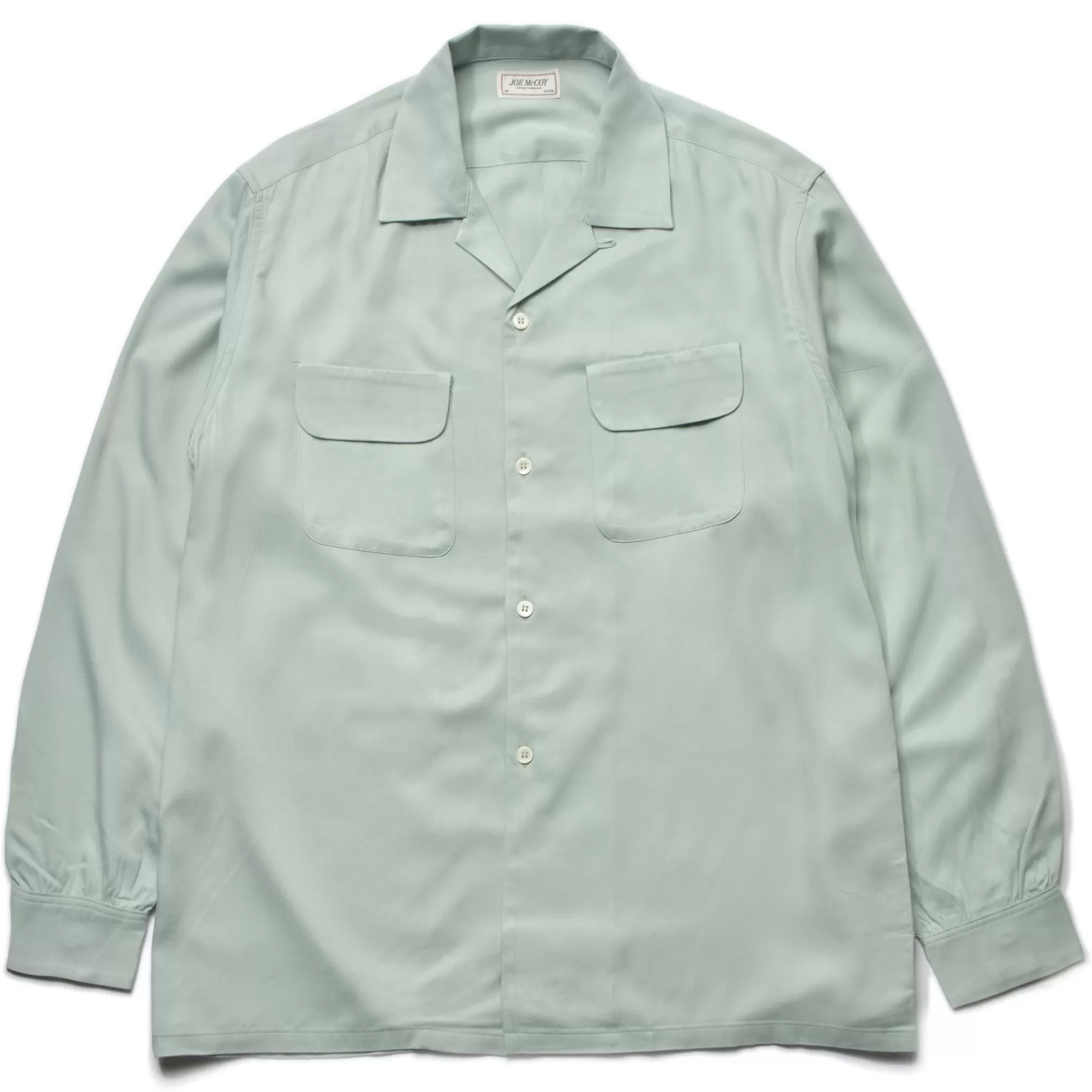 The Real McCoy's Shirts^Open Collar Rayon Shirt (Ss22) 161 MINT