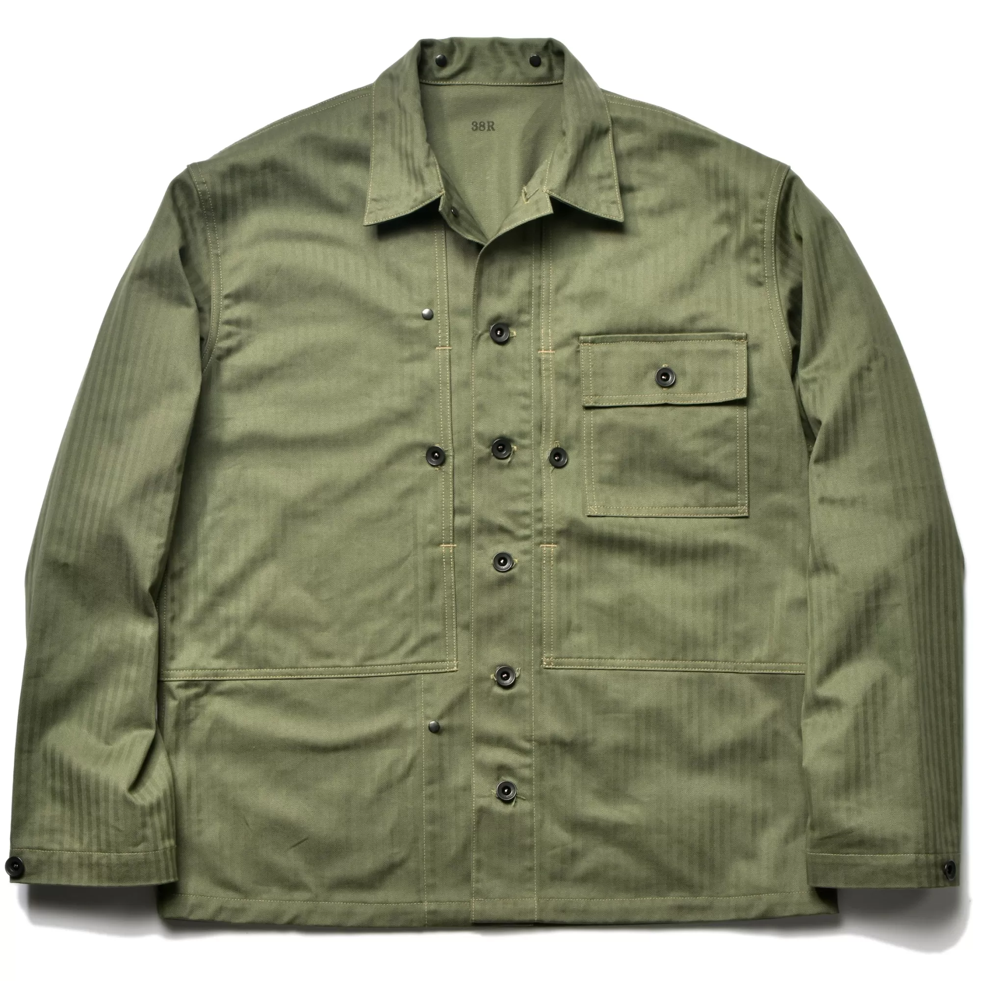 The Real McCoy's Military^P-44 Utility Coat 154 Sage Green