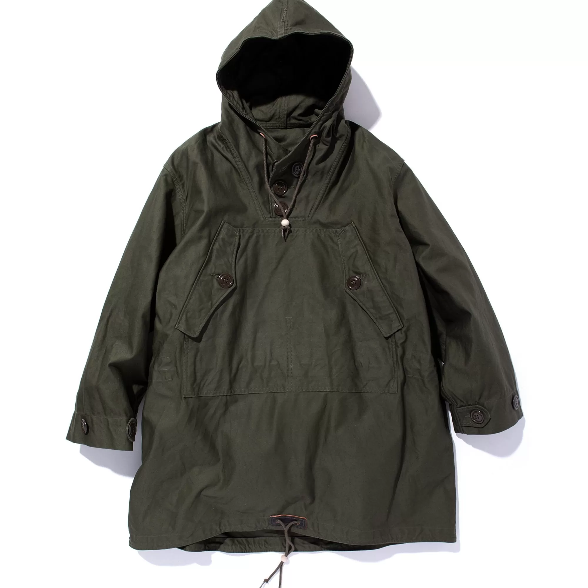 The Real McCoy's Military^Parka Field Cotton Od Olive