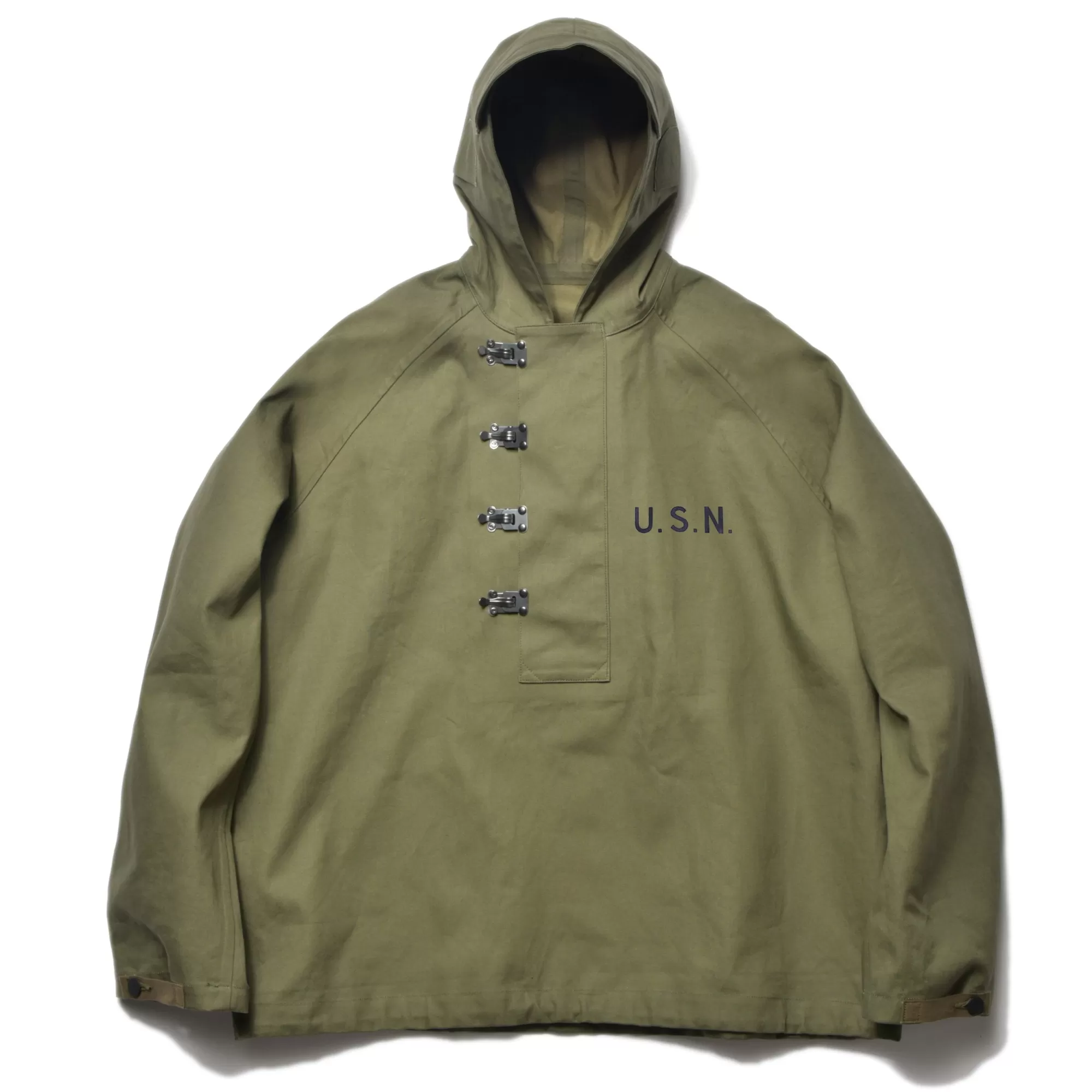 The Real McCoy's Military^Parka Wet Weather Uniform 150 Olive