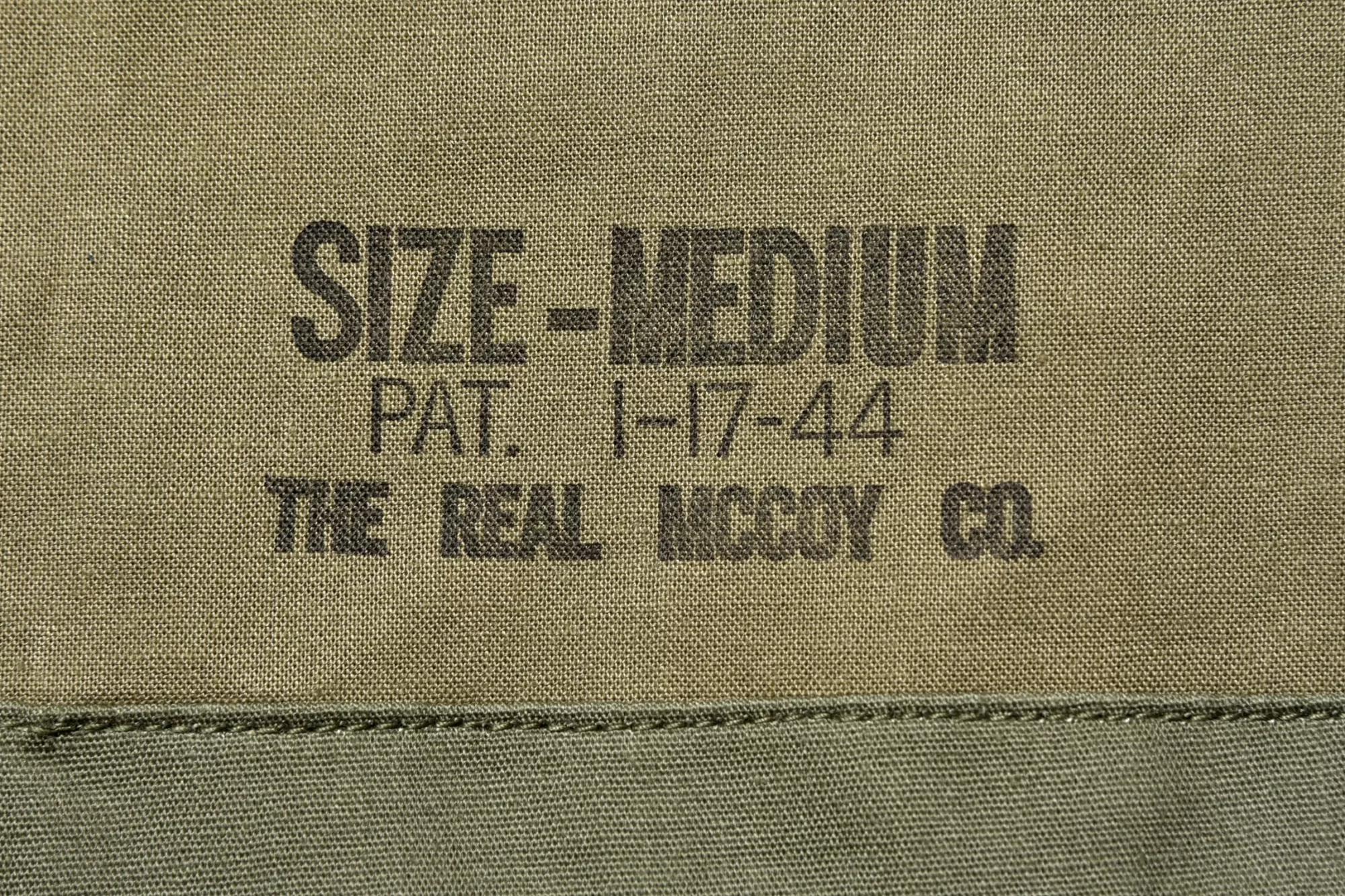 The Real McCoy's Military^Parka Wet Weather Uniform 150 Olive