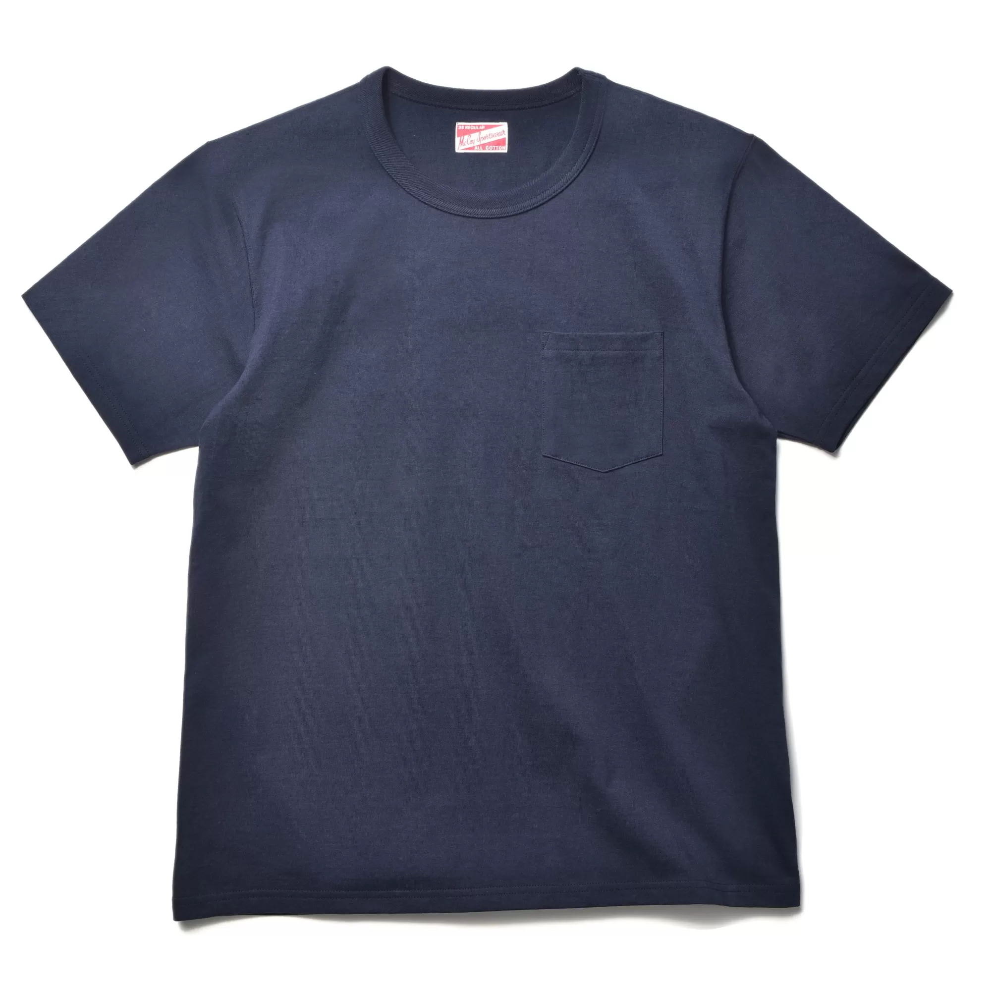 The Real McCoy's T-Shirts^Pocket Tee 140 Navy