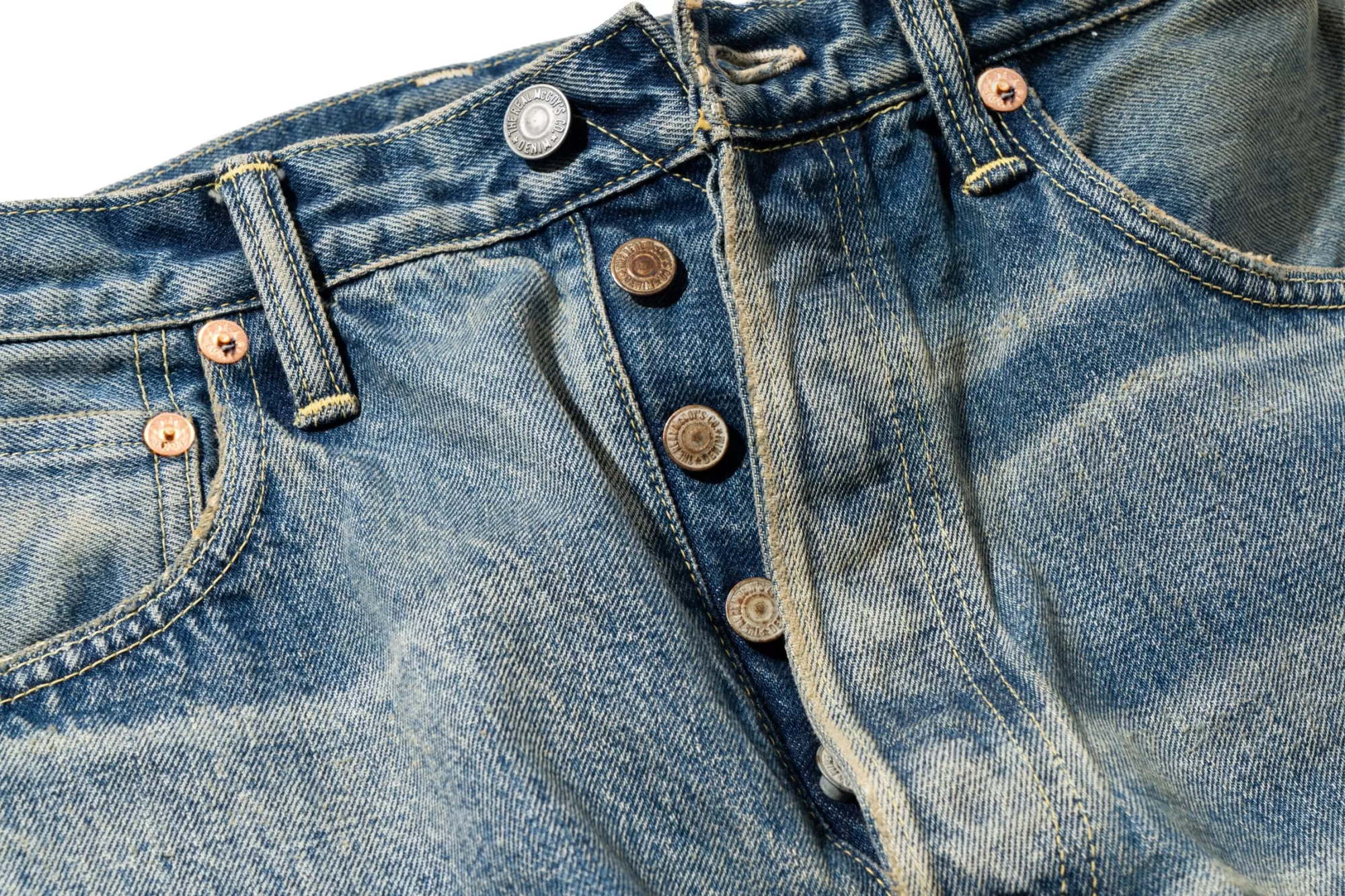 The Real McCoy's Denim^Real Mccoy'S Lot.001Xx/Washed Blue