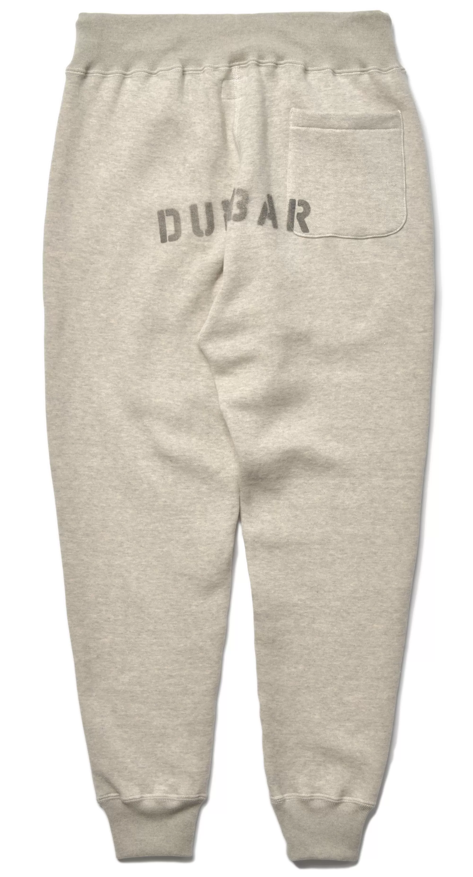 The Real McCoy's Sweatpants^Ribbed Sweatpants/Dunbar Stencil 013 OATMEAL