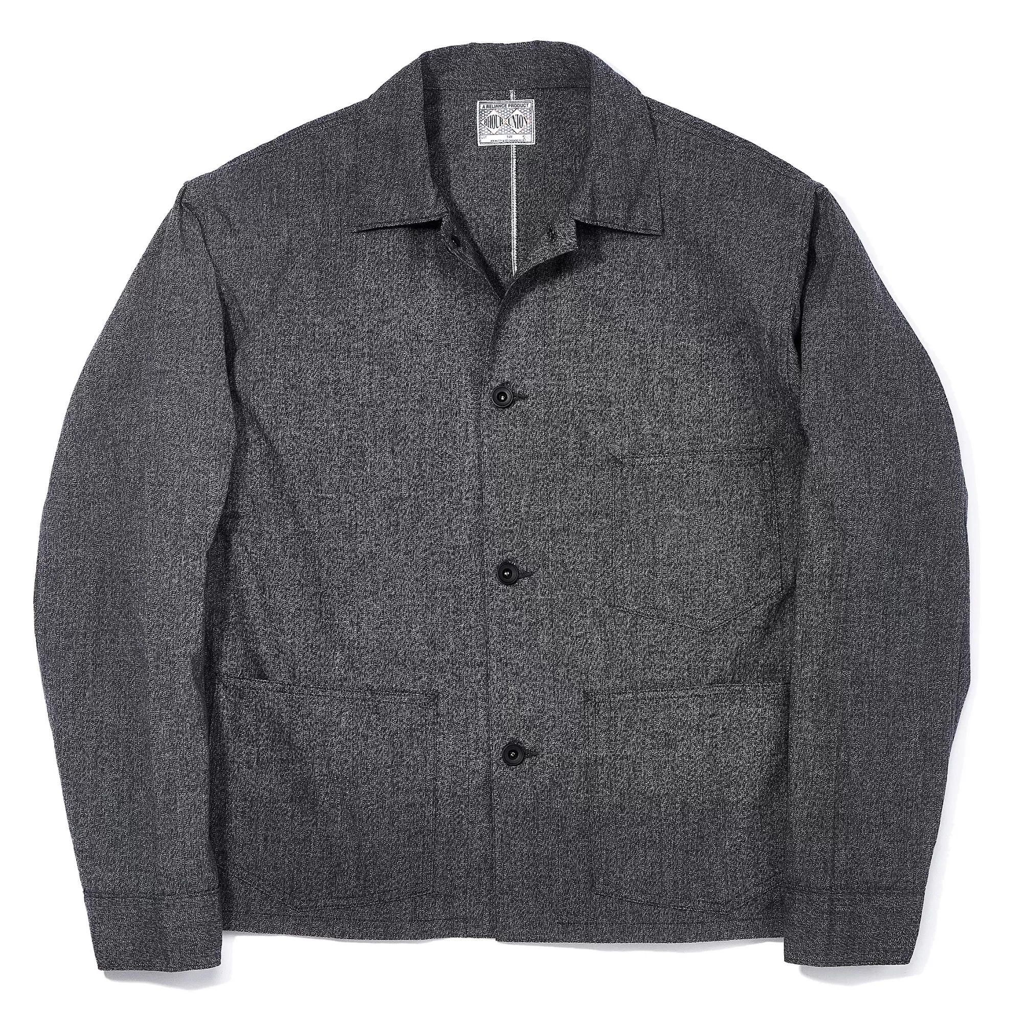 The Real McCoy's Recreation^Salt And Pepper Chambray Jumper 026 Salt&Pepper