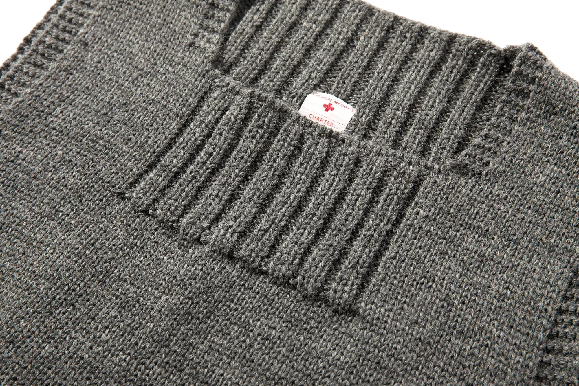 The Real McCoy's Knitwear^Sweater Sleeveless Grey