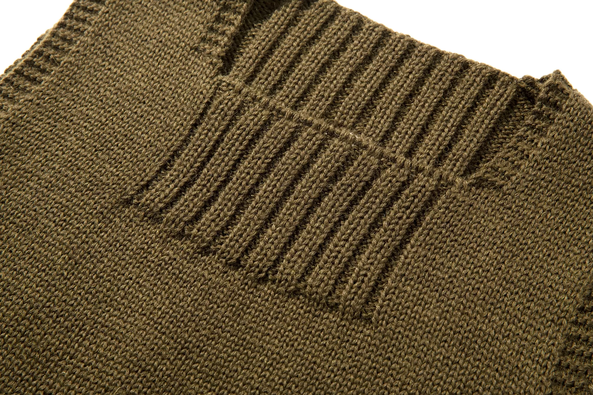 The Real McCoy's Knitwear^Sweater Sleeveless Olive