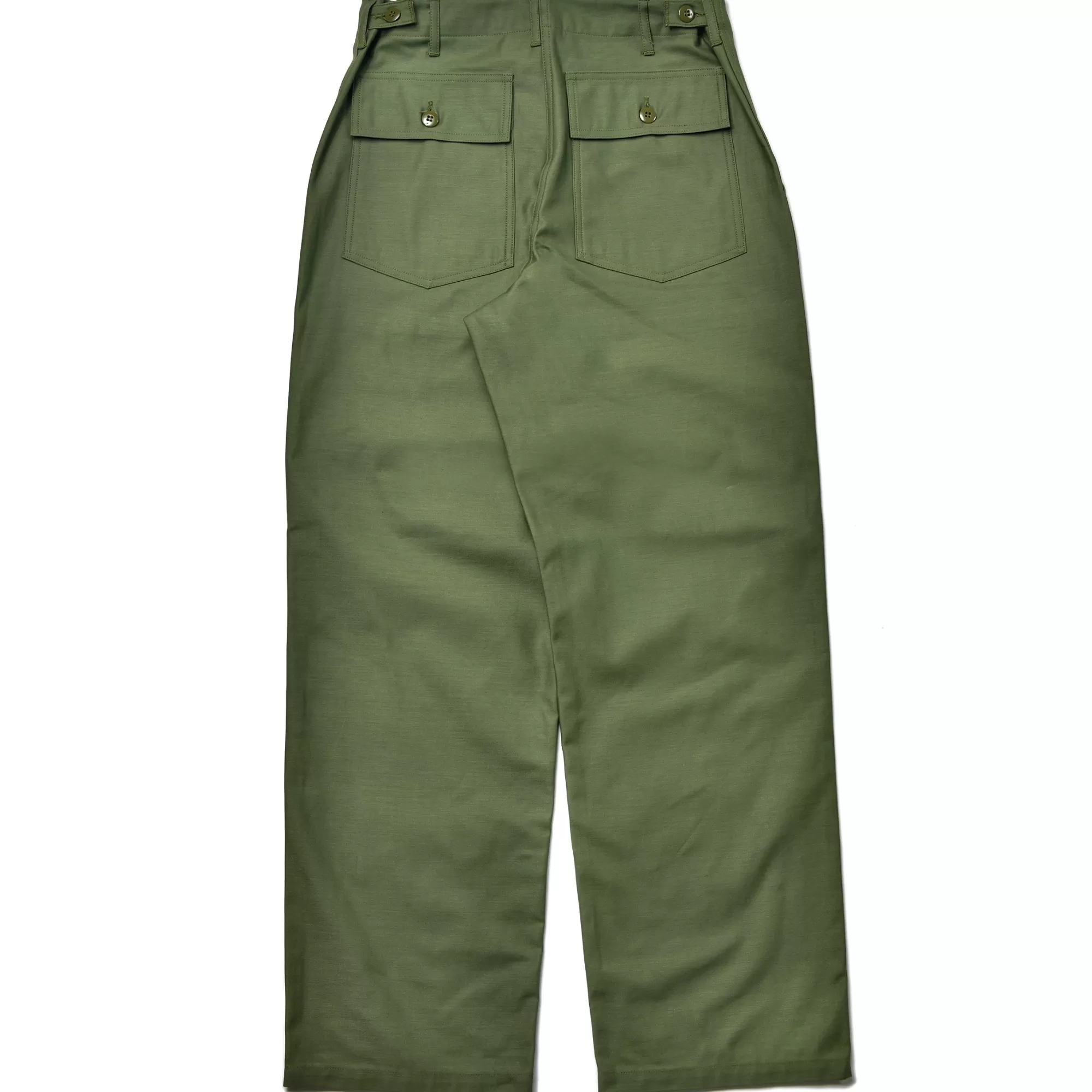 The Real McCoy's Pants^Trousers Men'S Cotton Sateen Og-107 150 Olive