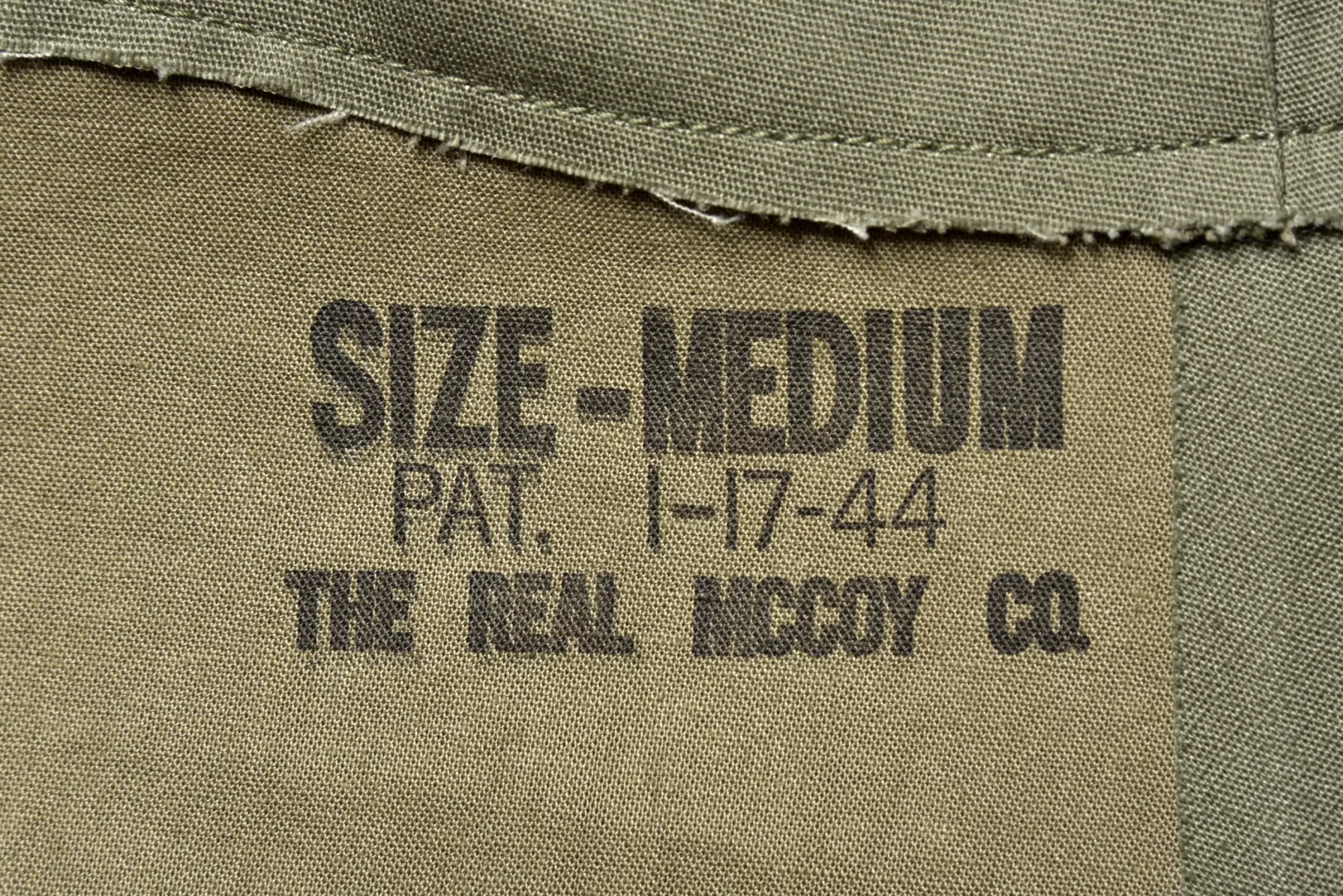 The Real McCoy's Pants^Trousers Wet Weather 150 Olive