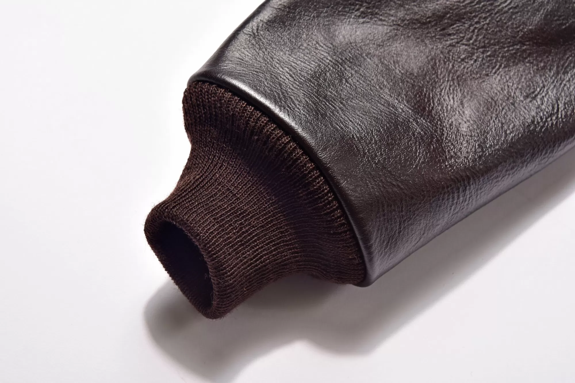 The Real McCoy's Leather^Type A-2/Parachute Camouflage Lining Sealbrown