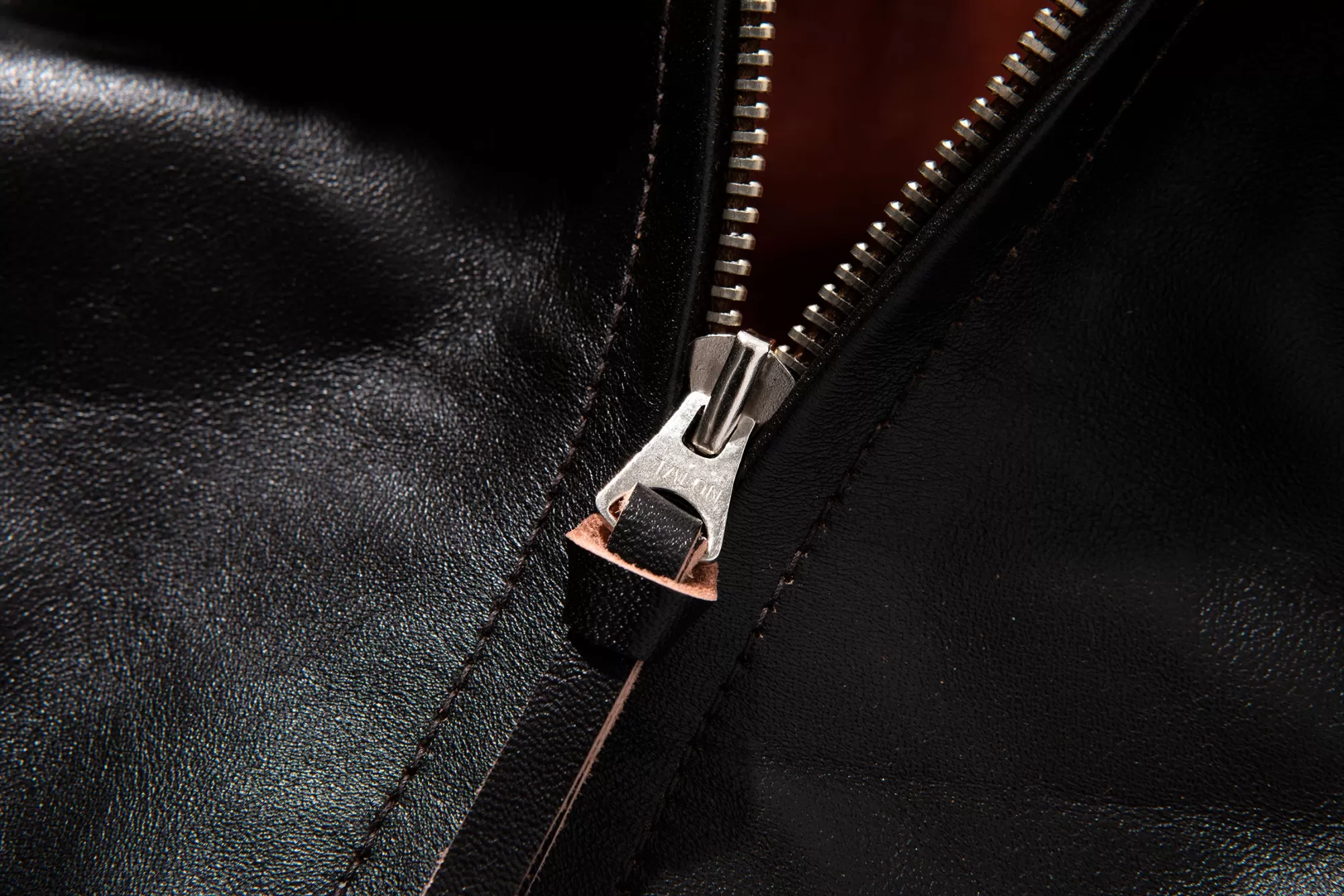 The Real McCoy's Leather^Type An-J-3A Real Mccoy Mfg. Co. Seal Brown