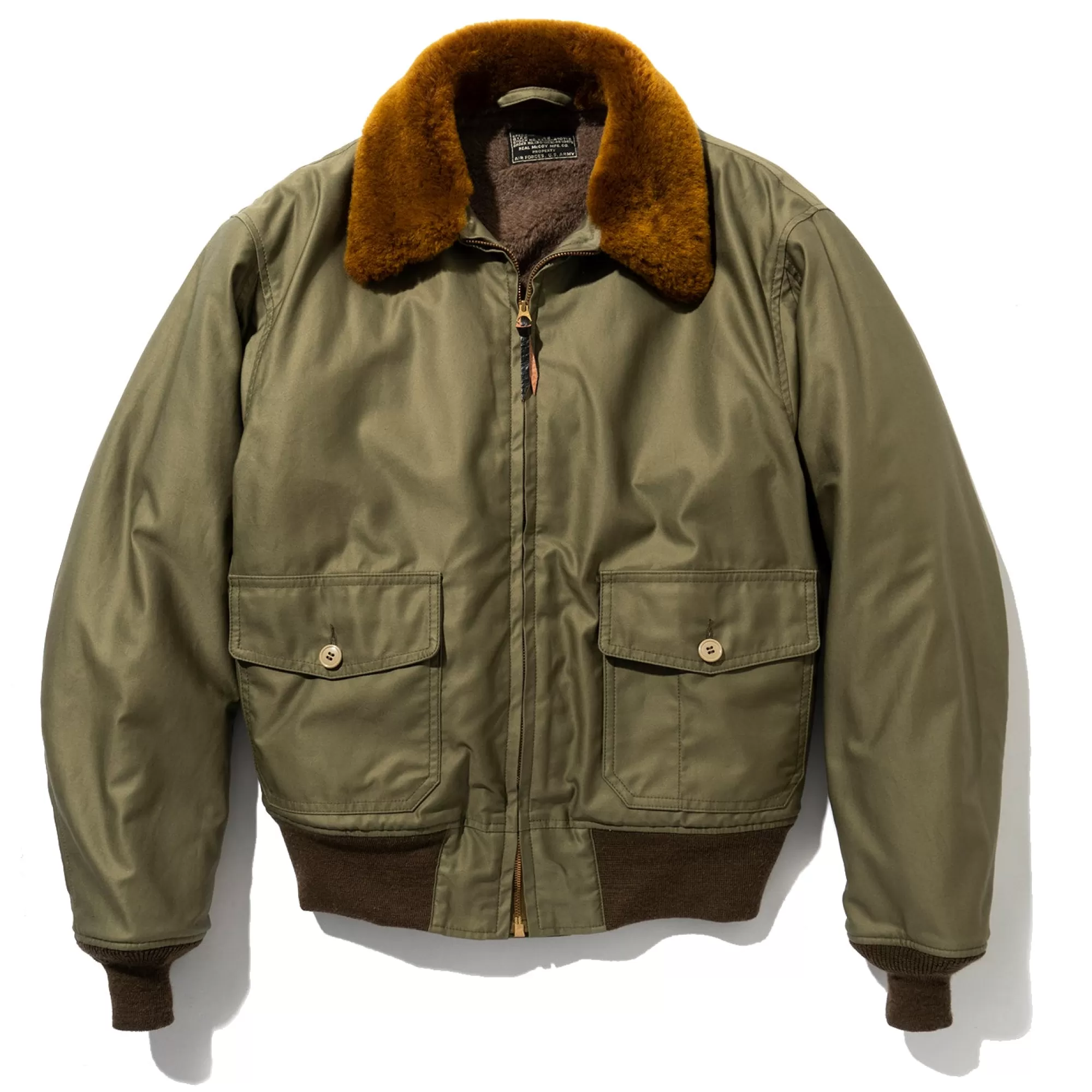 The Real McCoy's Military^Type B-10 Real Mccoy Mfg. Co. Olive