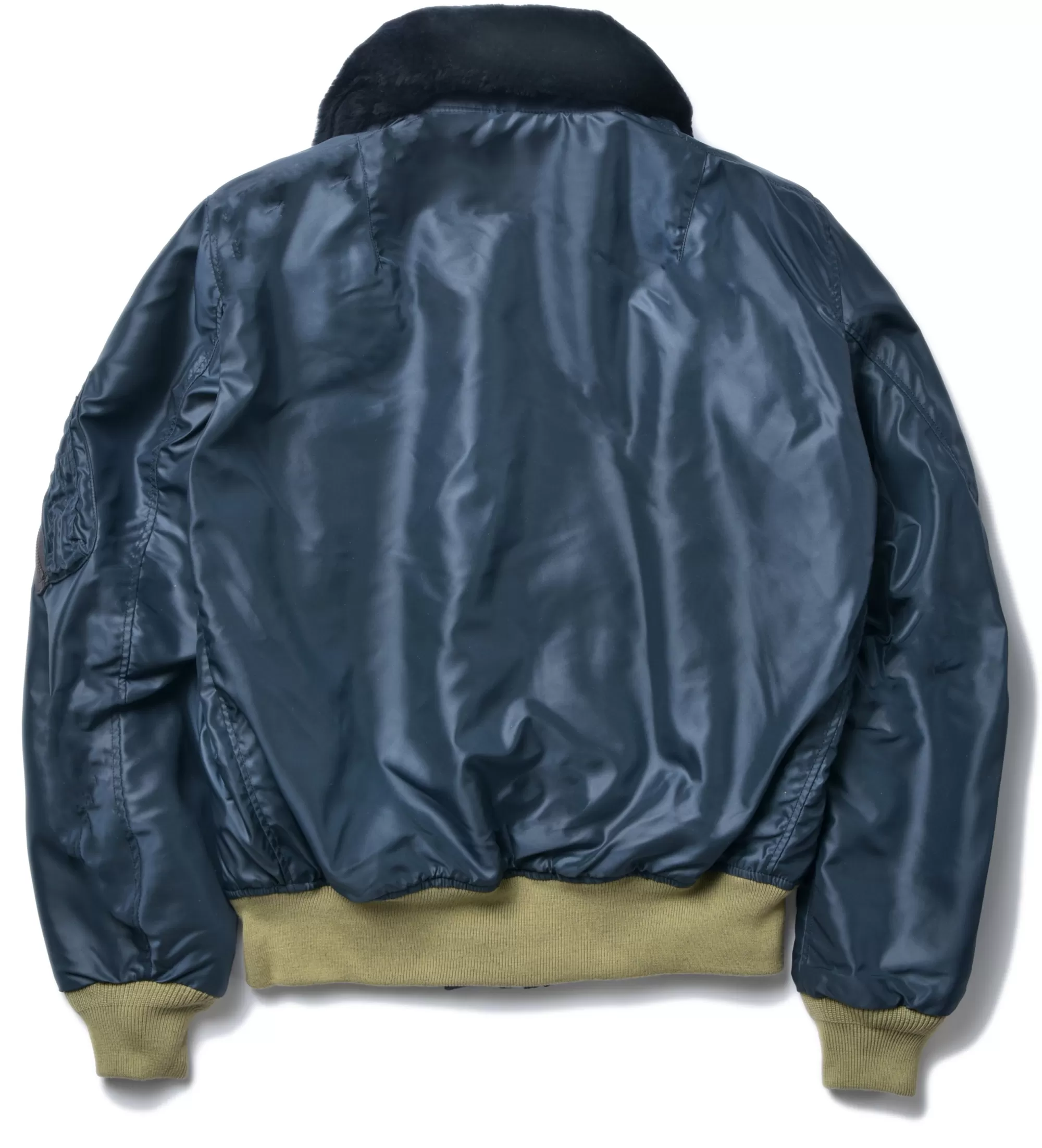 The Real McCoy's Military^Type B-15C Real Mccoy Mfg. Co./Green Ribbing 140 Navy