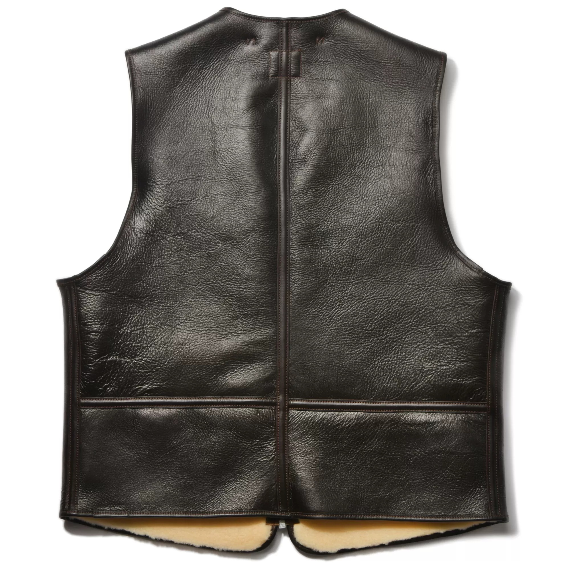 The Real McCoy's Vests^Type C-3 Vest Real Mccoy Mfg.Co. 051 SEAL BROWN