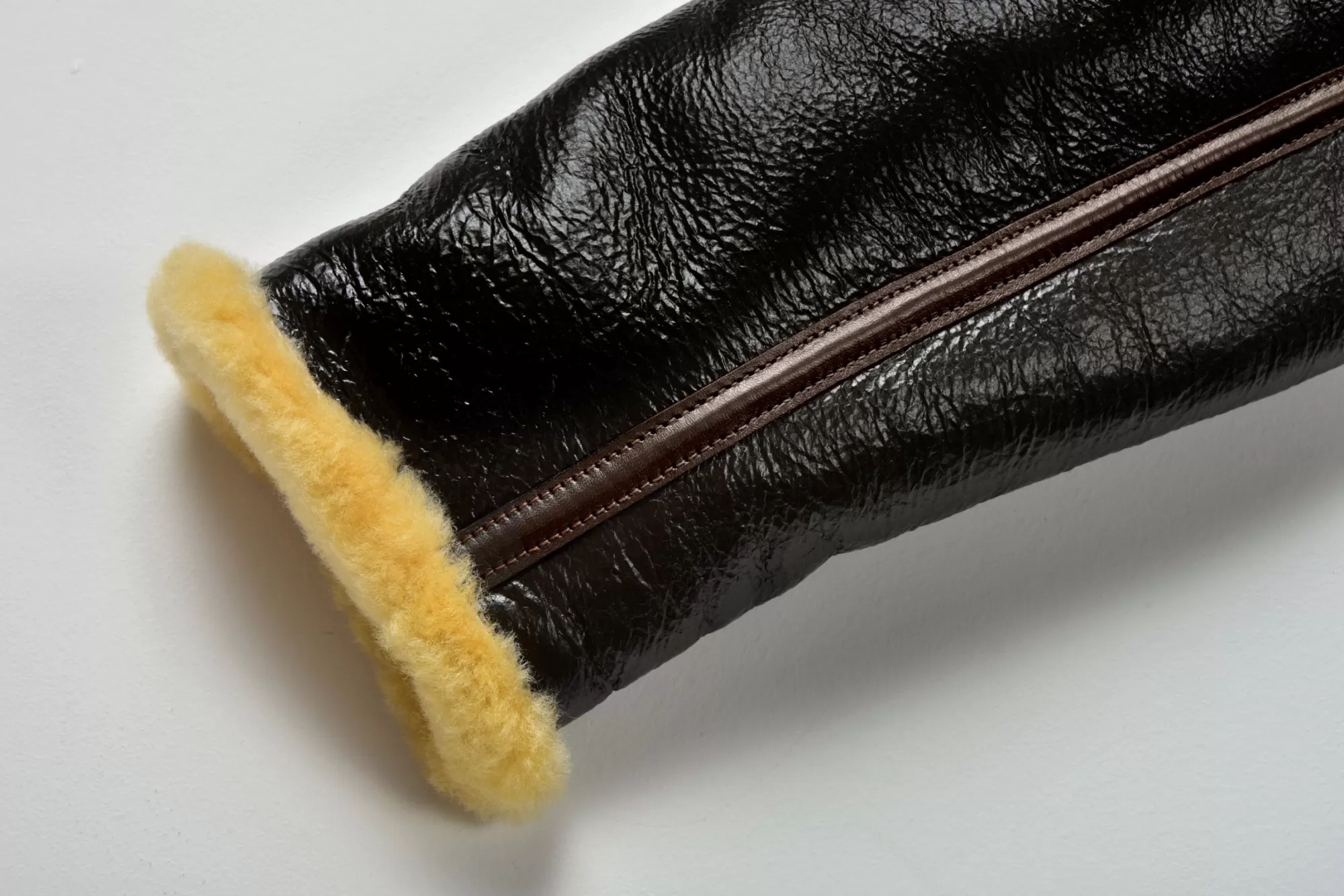 The Real McCoy's Leather^Type D-1/Patch Pocket Modify Sealbrown