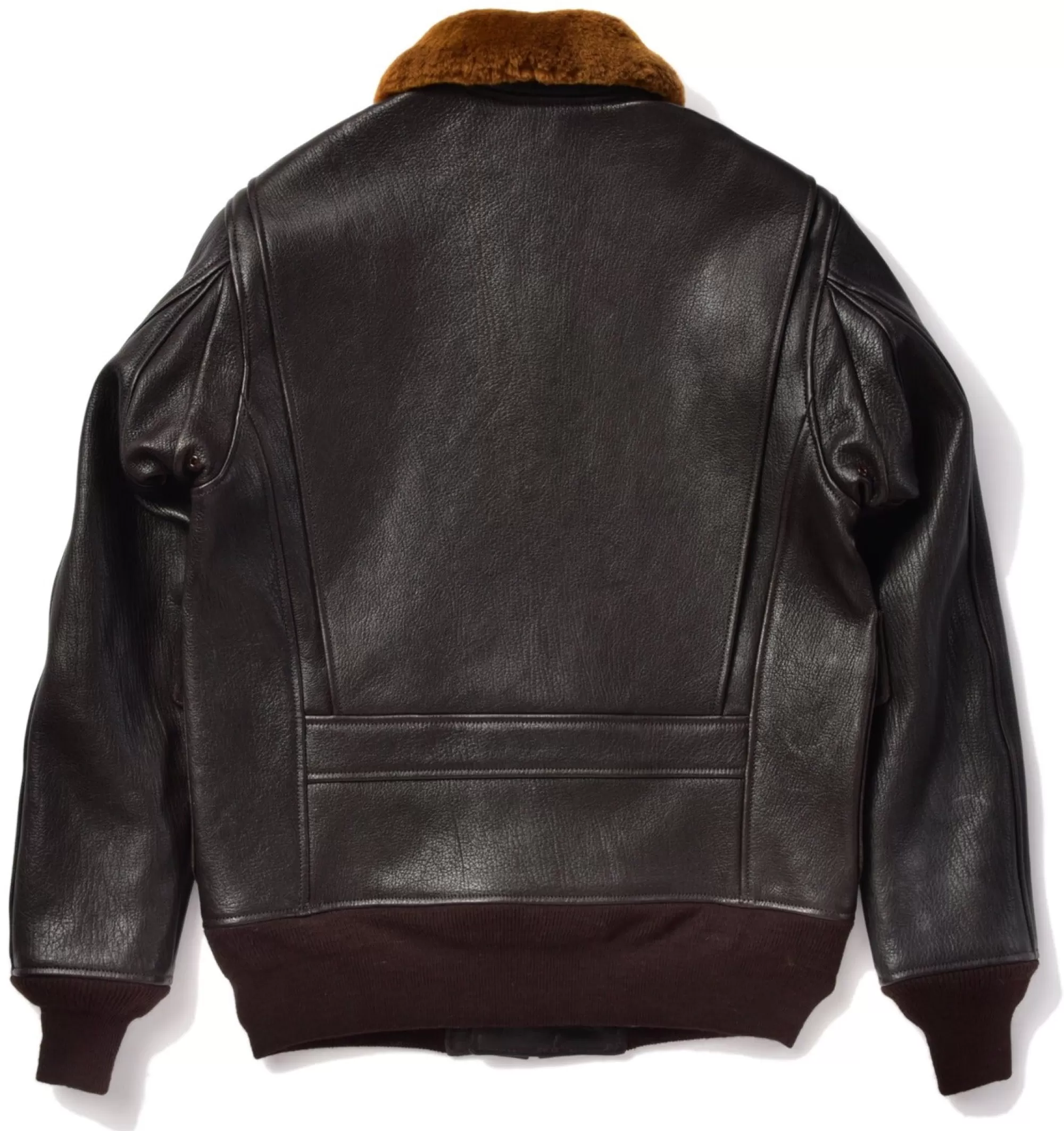 The Real McCoy's Leather^Type G-1 Real Mccoy Mfg. Co. Mil-J-7823 Brown