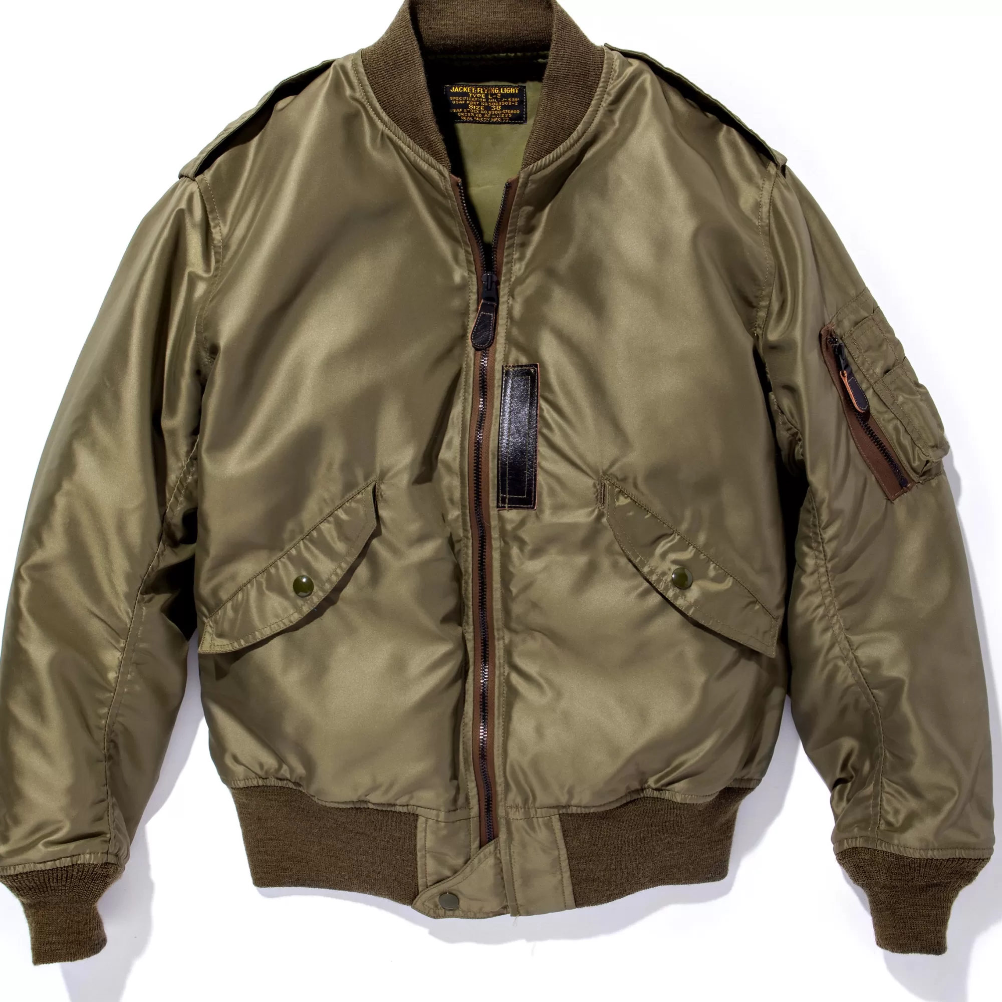 The Real McCoy's Military^Type L-2 Real Mccoy Mfg. Co. 150 Olive