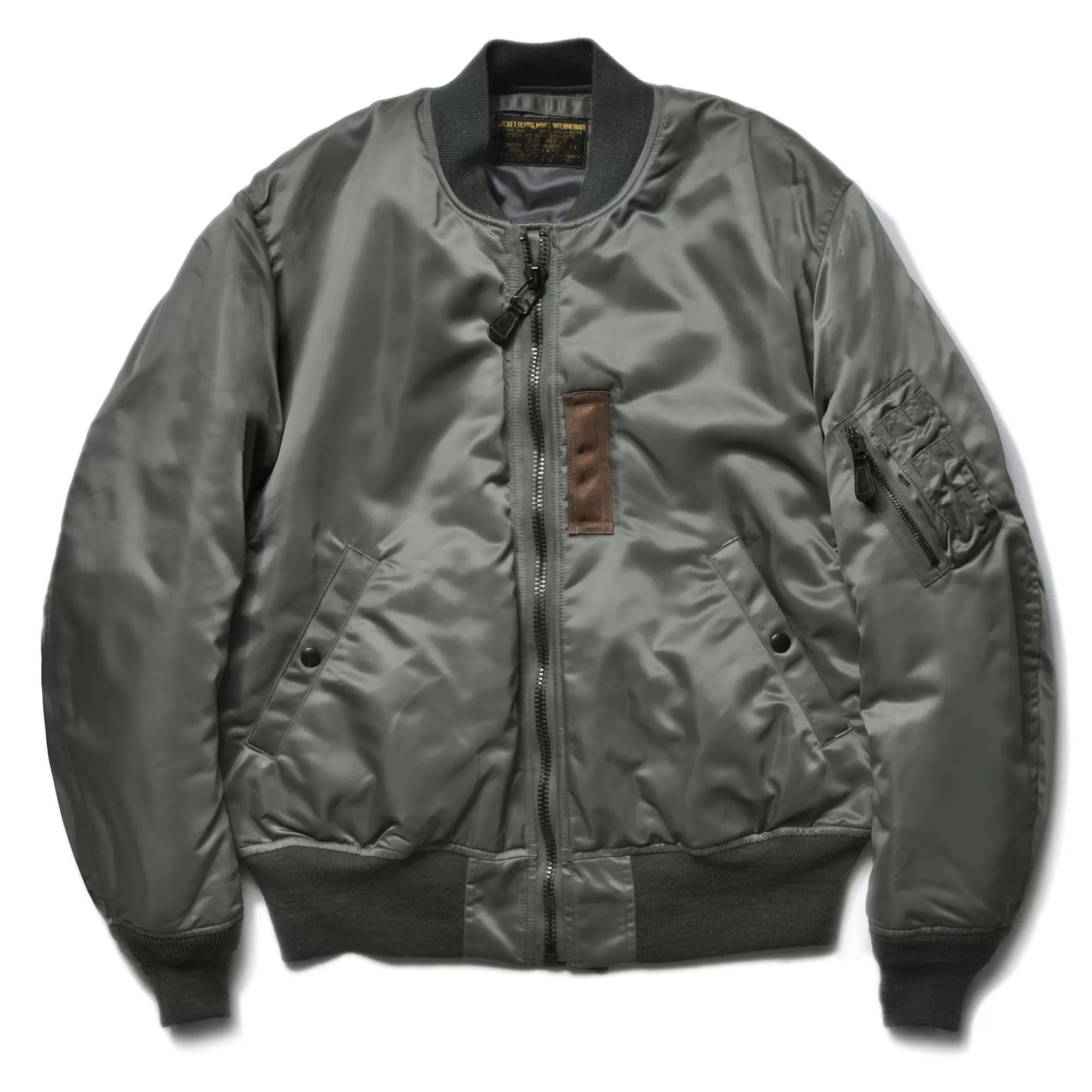 The Real McCoy's Military^Type Ma-1 Real Mccoy Mfg. Co. 154 Sage Green