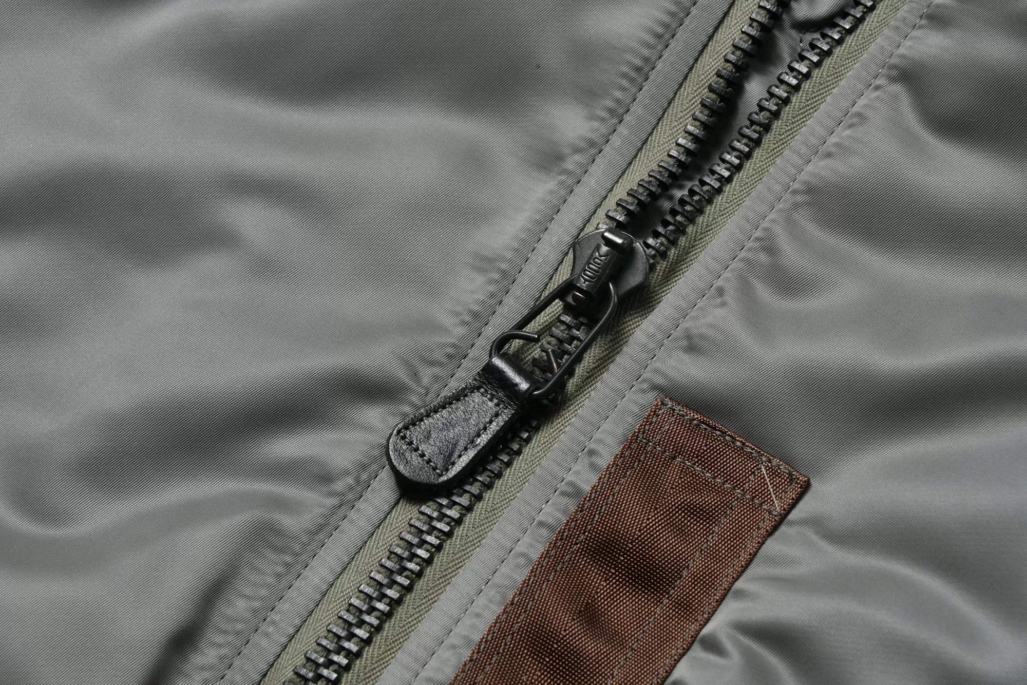 The Real McCoy's Military^Type Ma-1 Real Mccoy Mfg. Co. 027 SILVER GRAY
