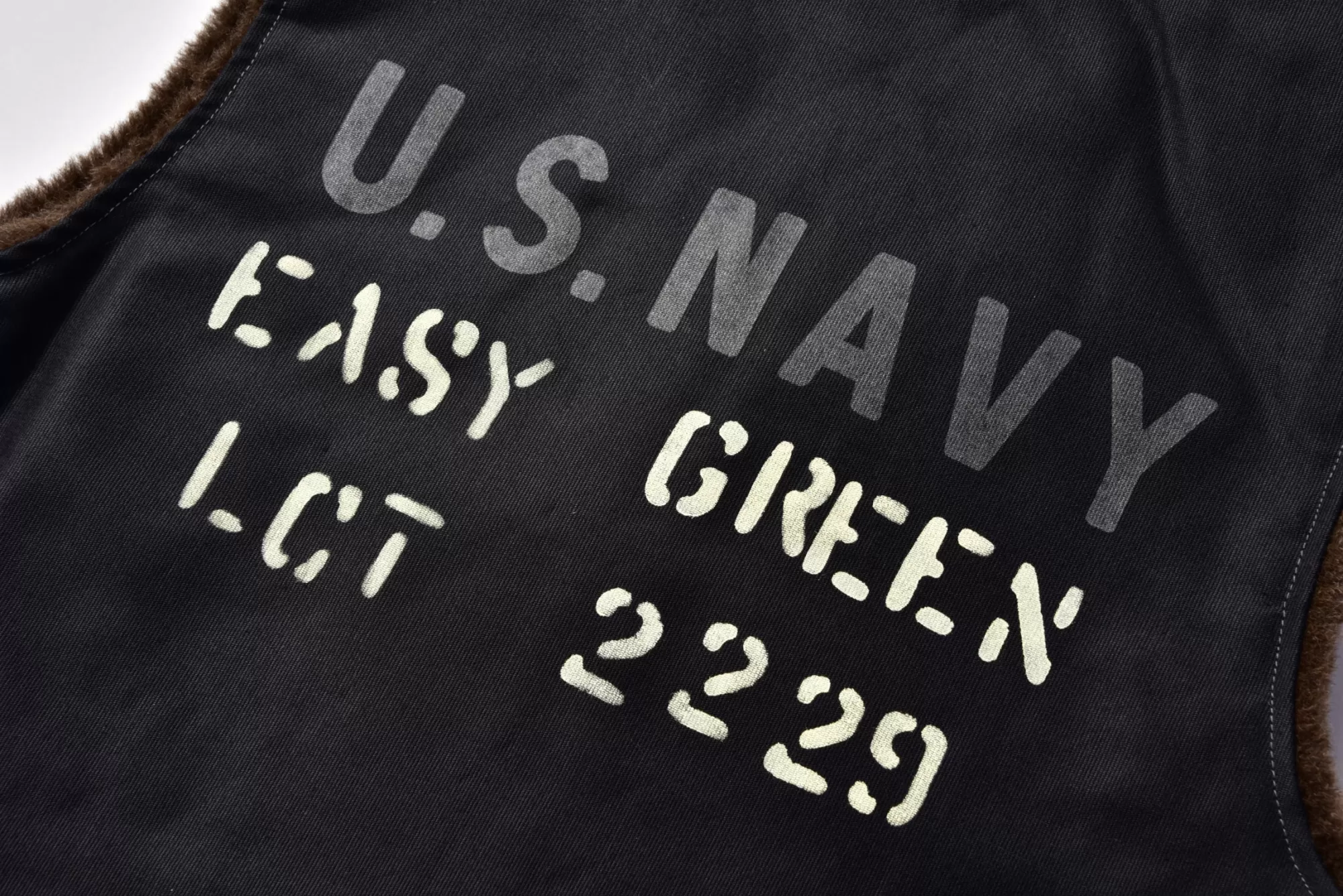 The Real McCoy's Vests^U.S.N. Alpaca Vest/Easy Green Navy