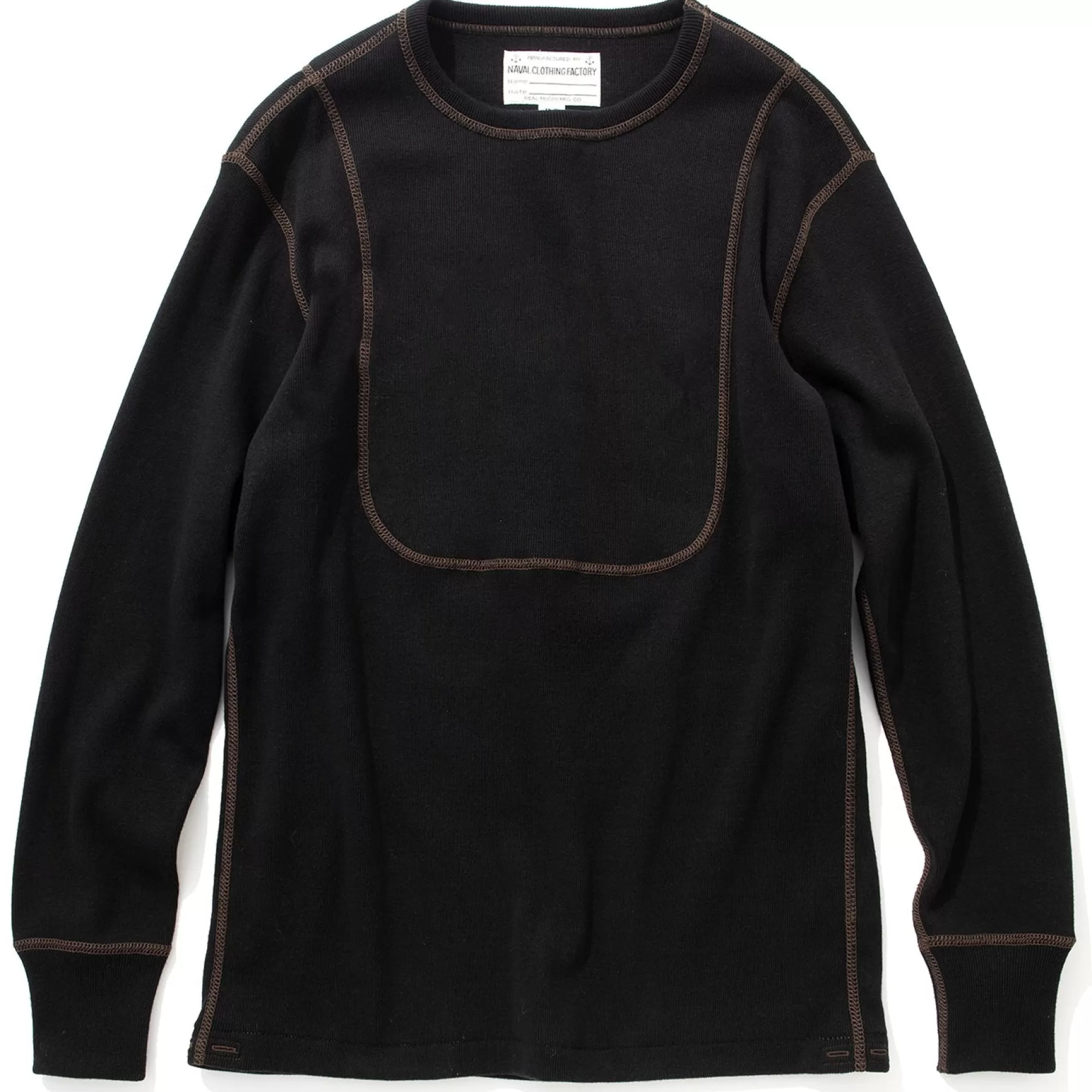 The Real McCoy's Thermal Shirts^U.S.N. N-1 Undershirt Black