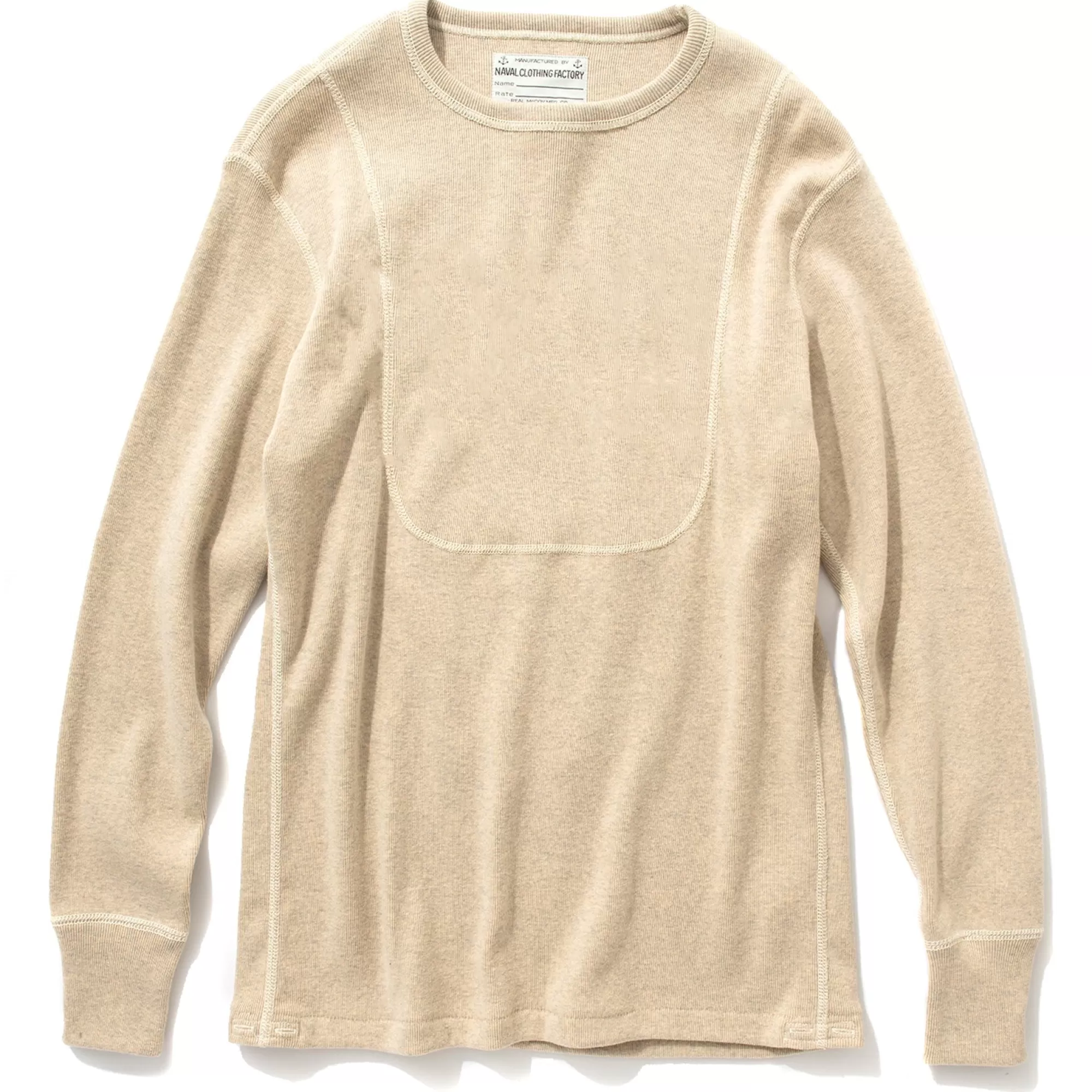 The Real McCoy's Thermal Shirts^U.S.N. N-1 Undershirt Oatmeal