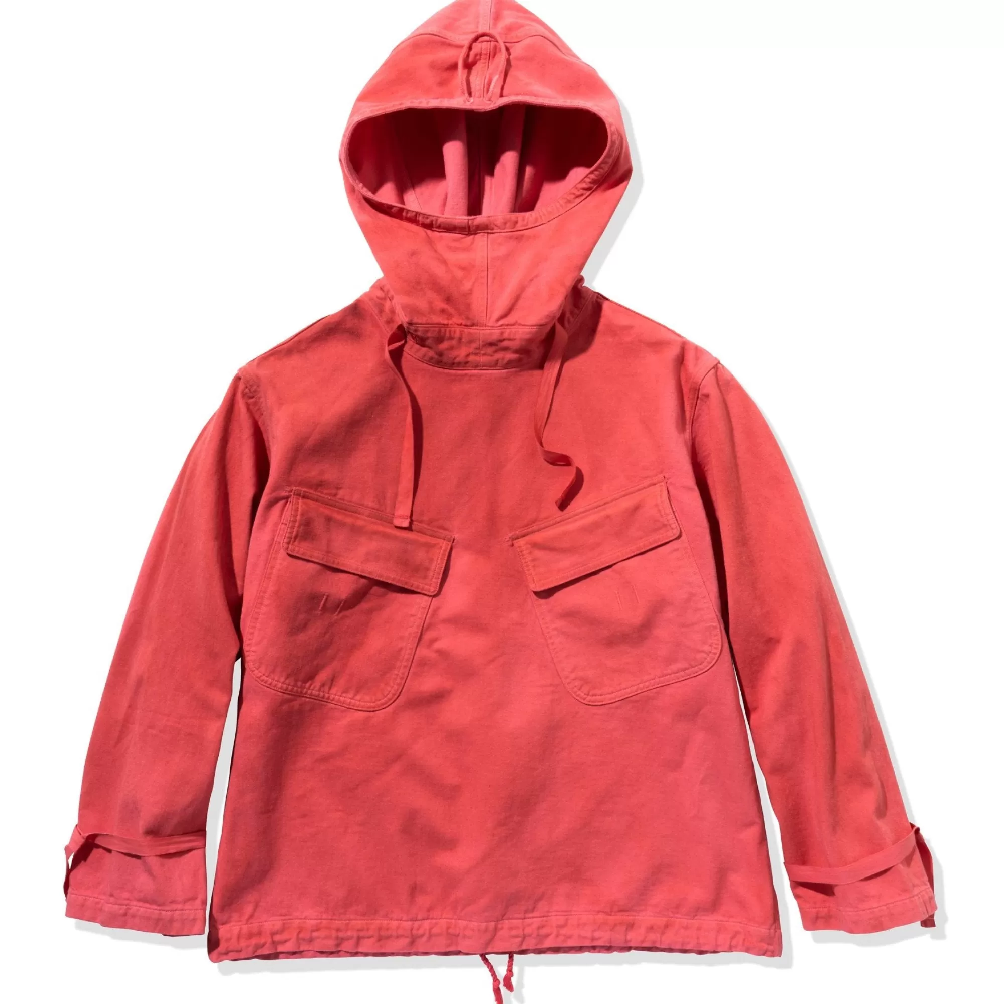 The Real McCoy's Recreation^Usn Salvage Smock Parka (Over-Dyed) Red