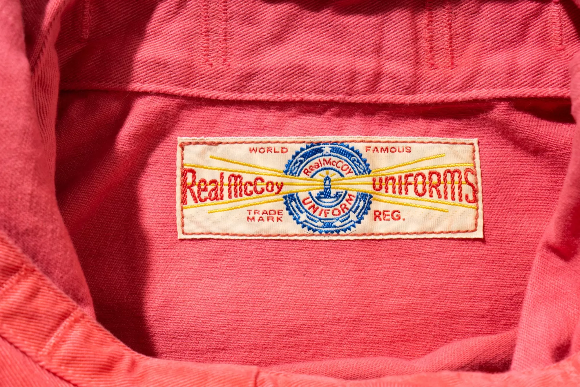 The Real McCoy's Recreation^Usn Salvage Smock Parka (Over-Dyed) Red