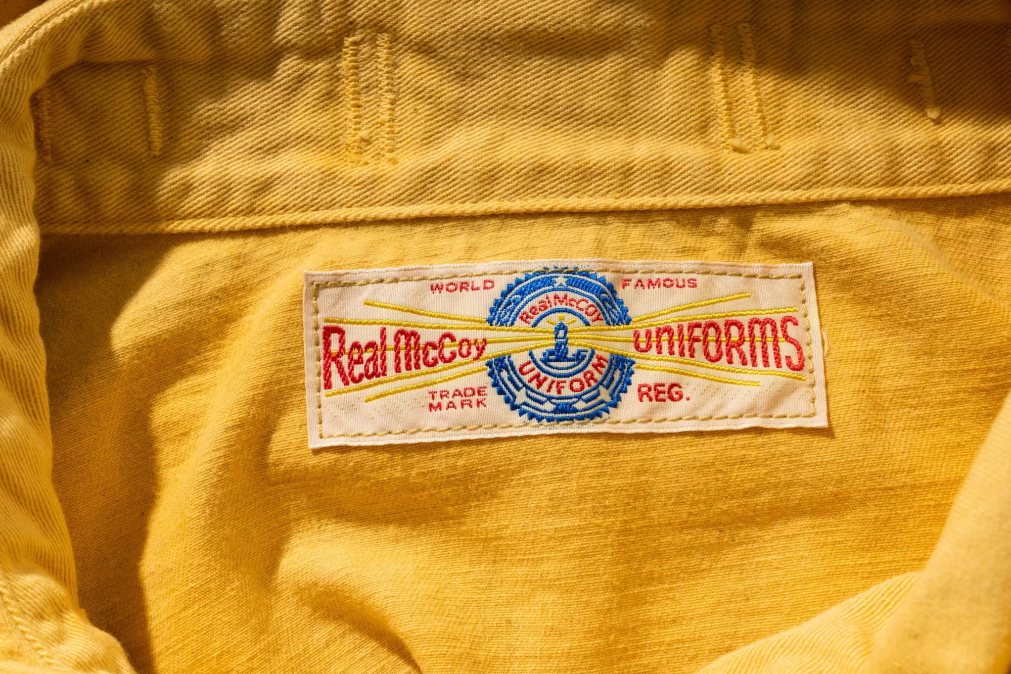 The Real McCoy's Recreation^Usn Salvage Smock Parka (Over-Dyed) Yellow