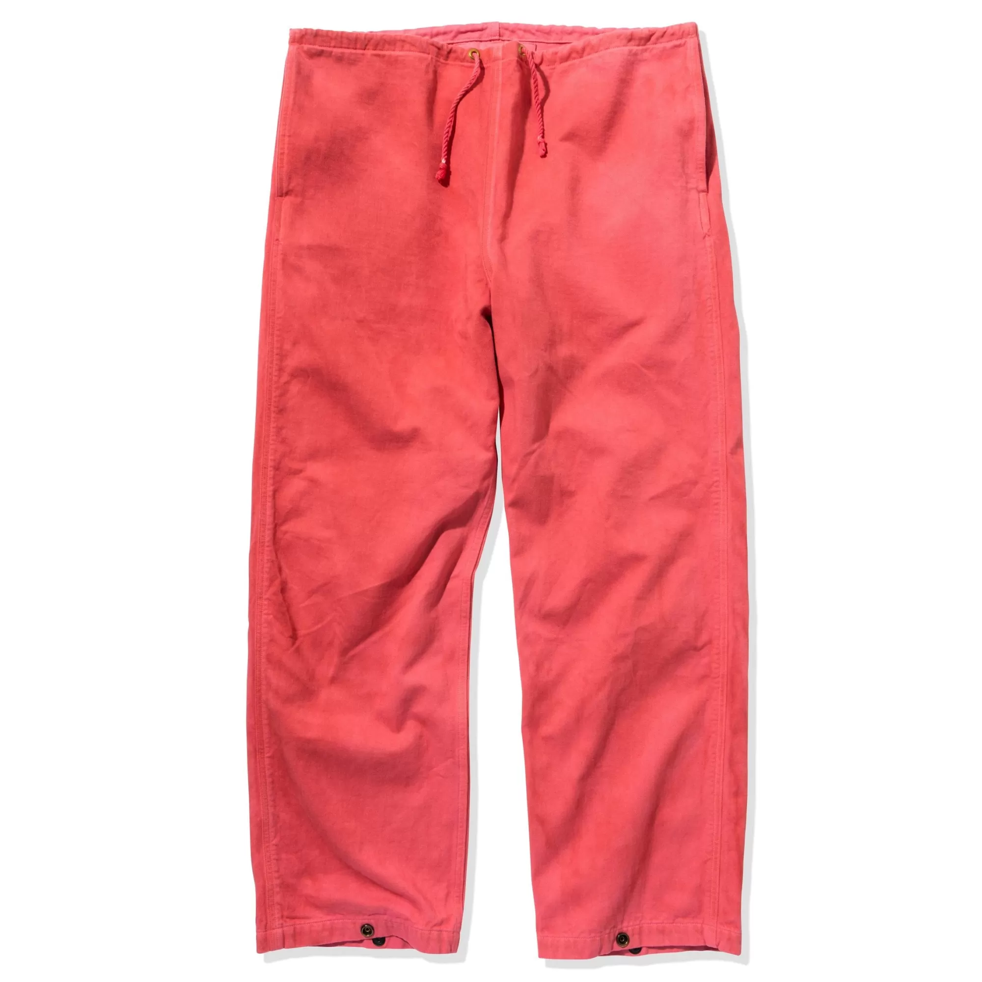 The Real McCoy's Pants^Usn Salvage Trousers (Over-Dyed) Red